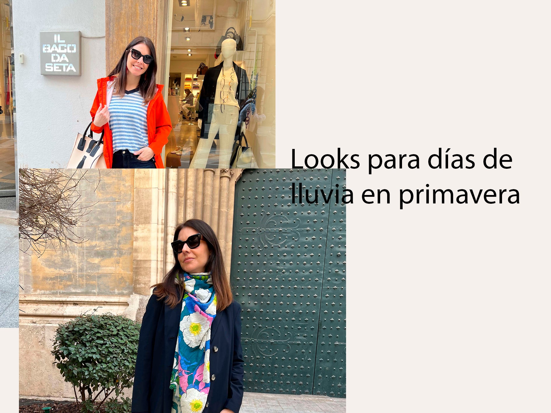 Looks de primavera para días de lluvia
