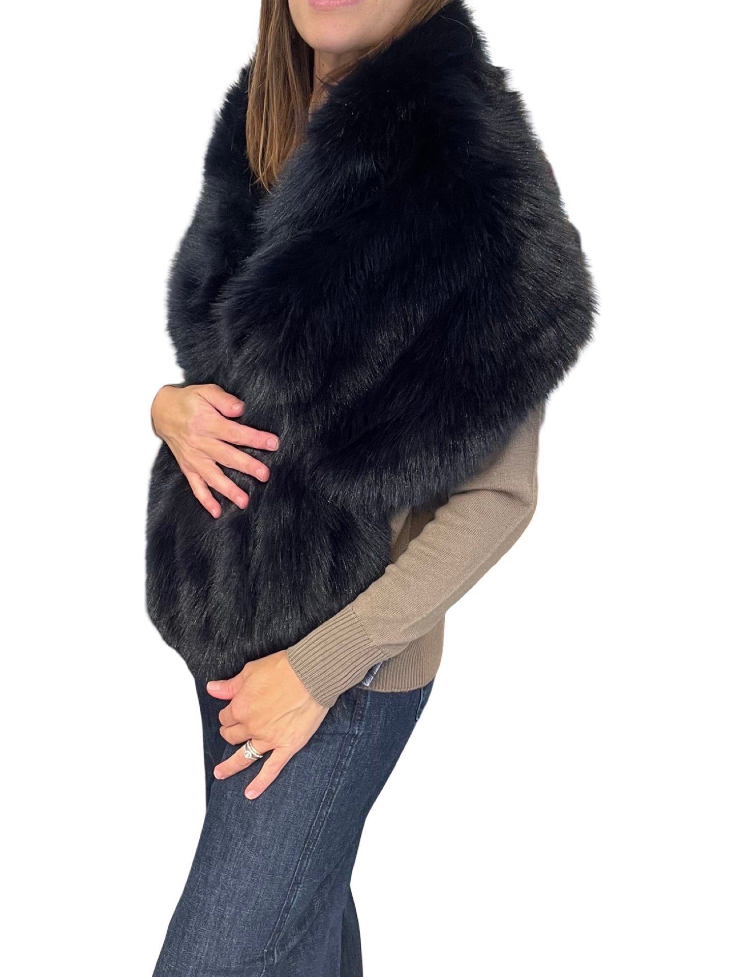 Cuello Beta Corradi Pelo Ecologico Silk Azul