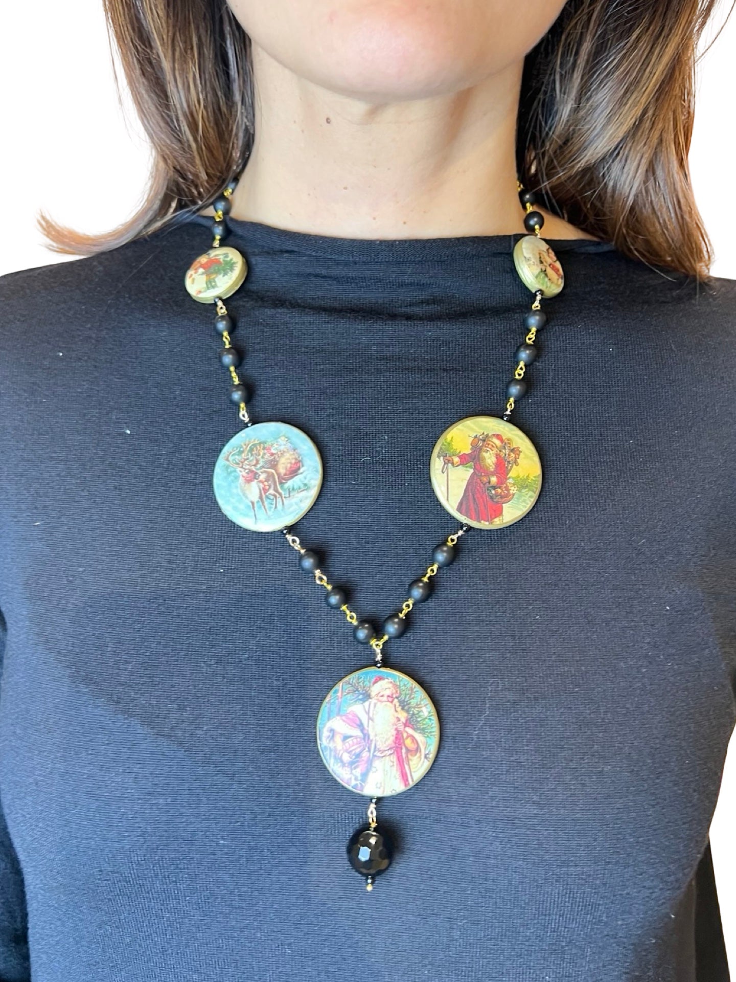 Collar Fabrizio Marcantelli Medallas Navidad