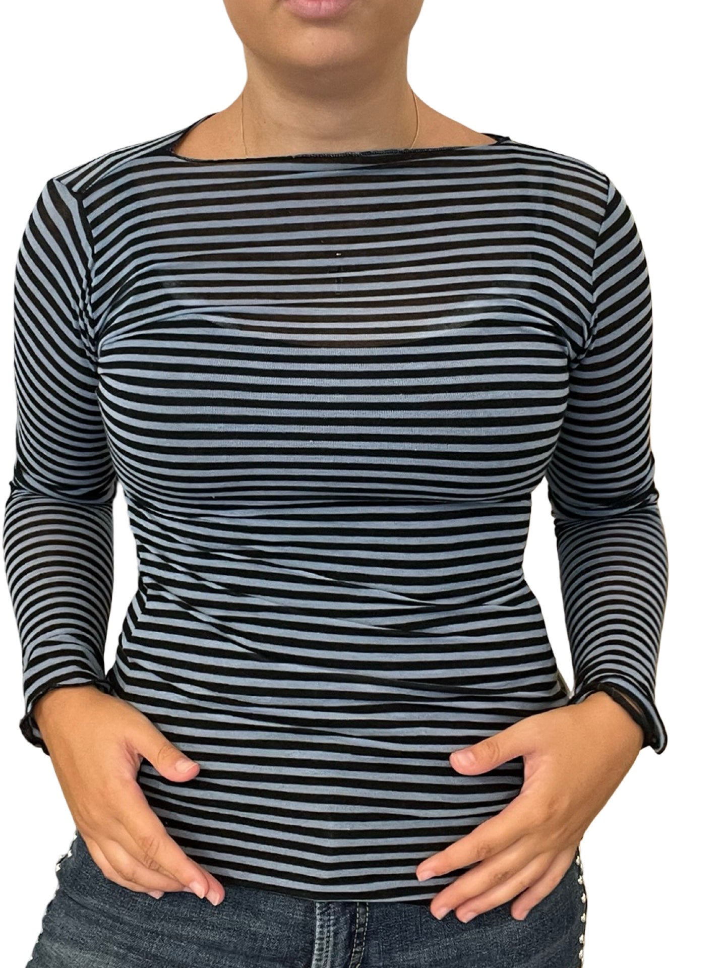 Byu Barca Striped T-shirt