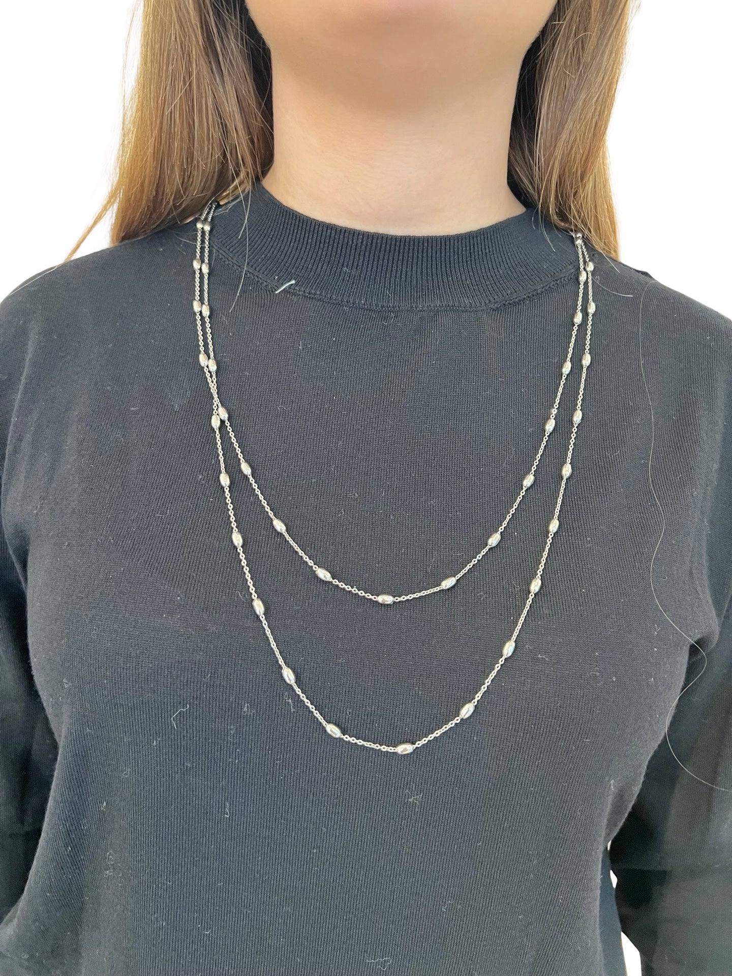 Collar Fabrizio Marcantelli Gotas Plata