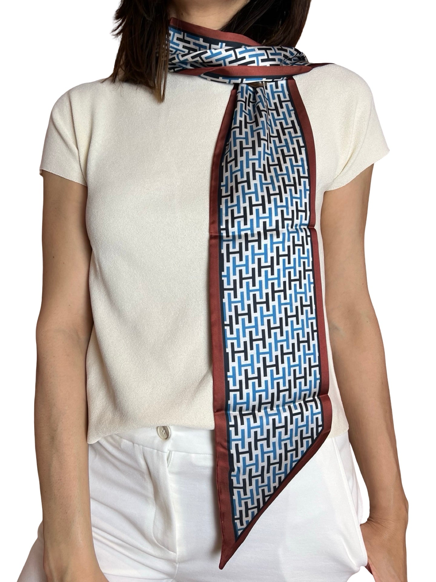 Twilly Il Baco Da Seta Estampado H