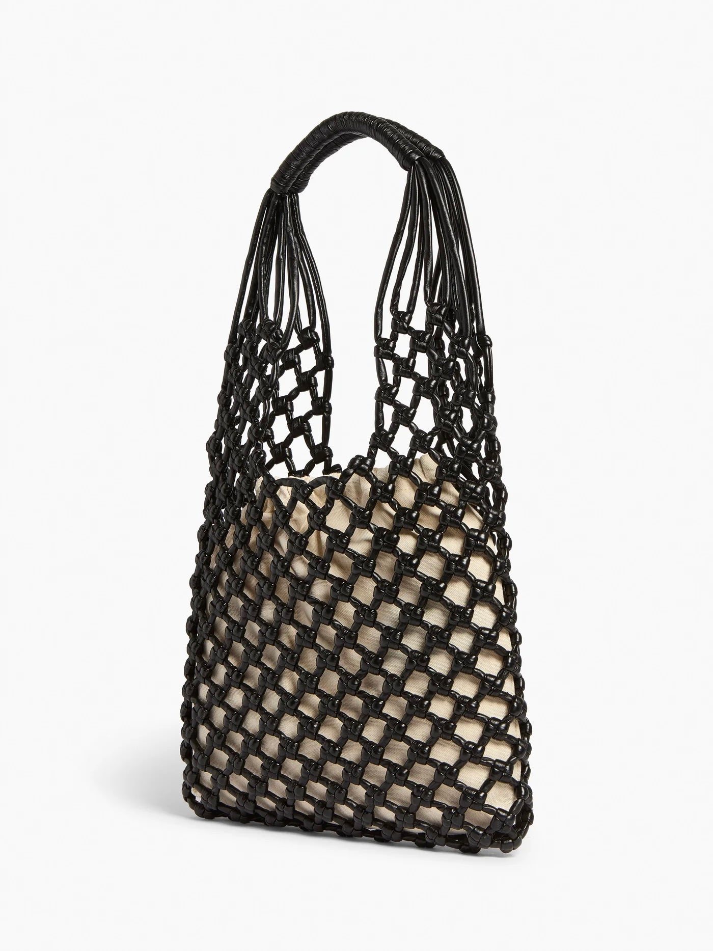 Borsa in pelle traforata Light Conti Nera