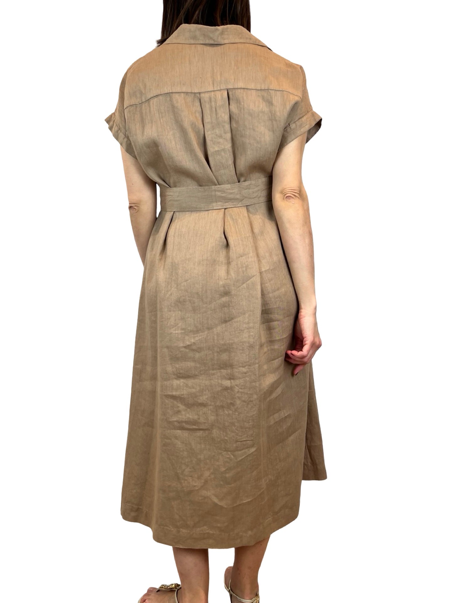 Vestido Rosso35 Pico Manga Corta