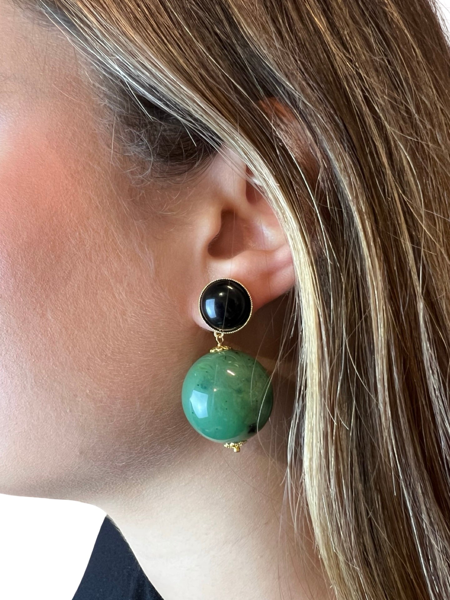 Pendientes Fabrizio Marcantelli Bola Verde