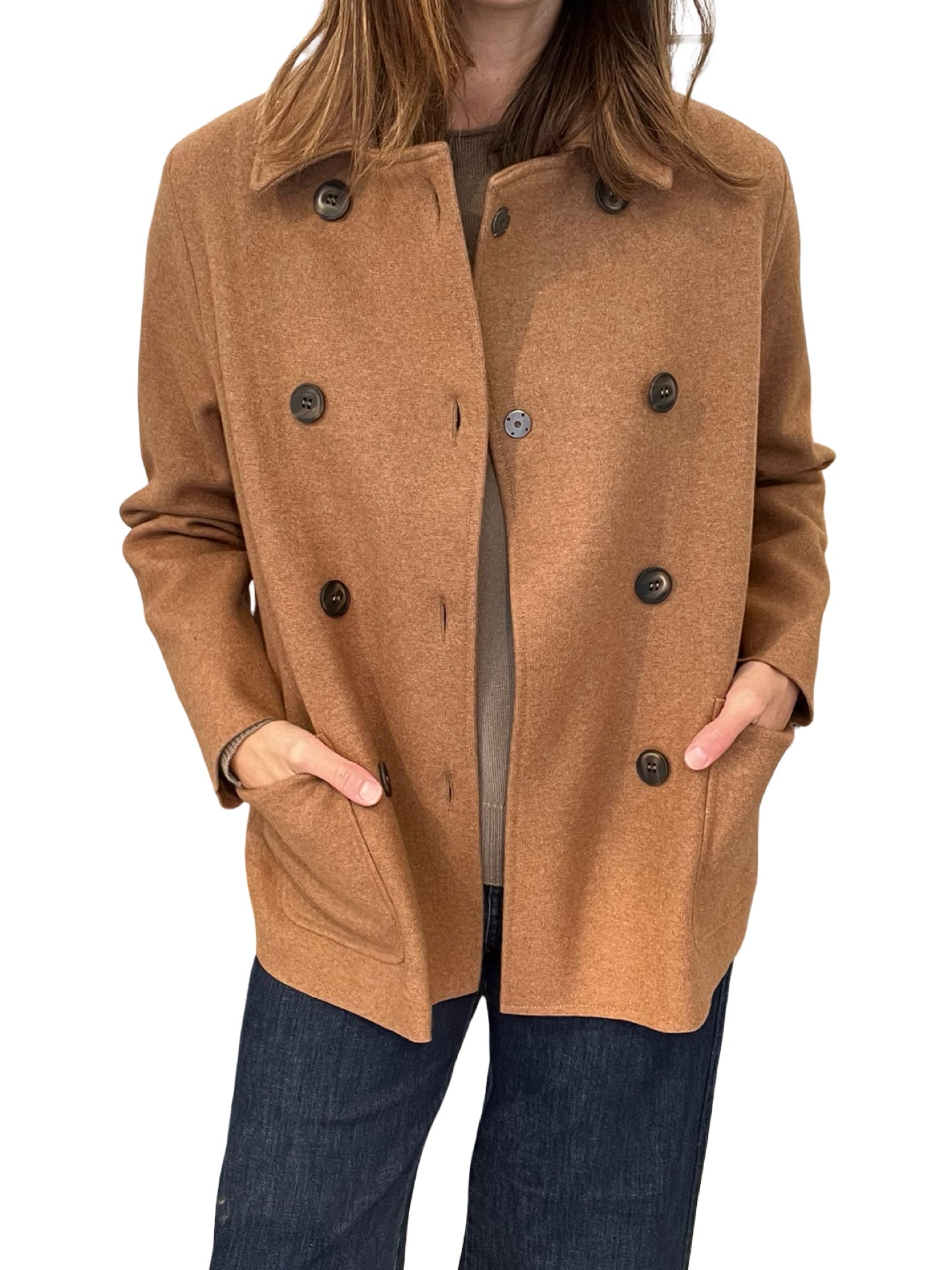 Chaqueta Base Milano Botones Larga