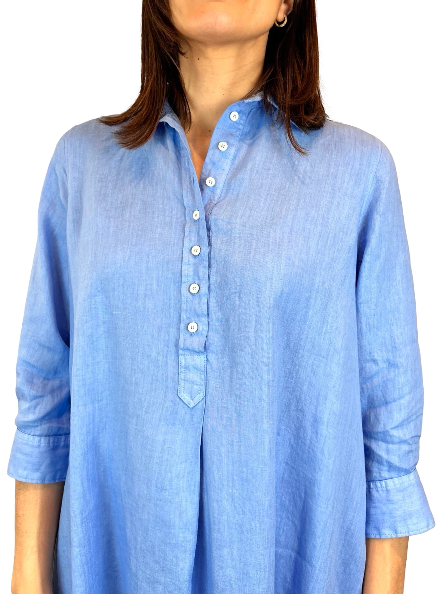 Vestido Rosso 35 Camisero Manga Francesa