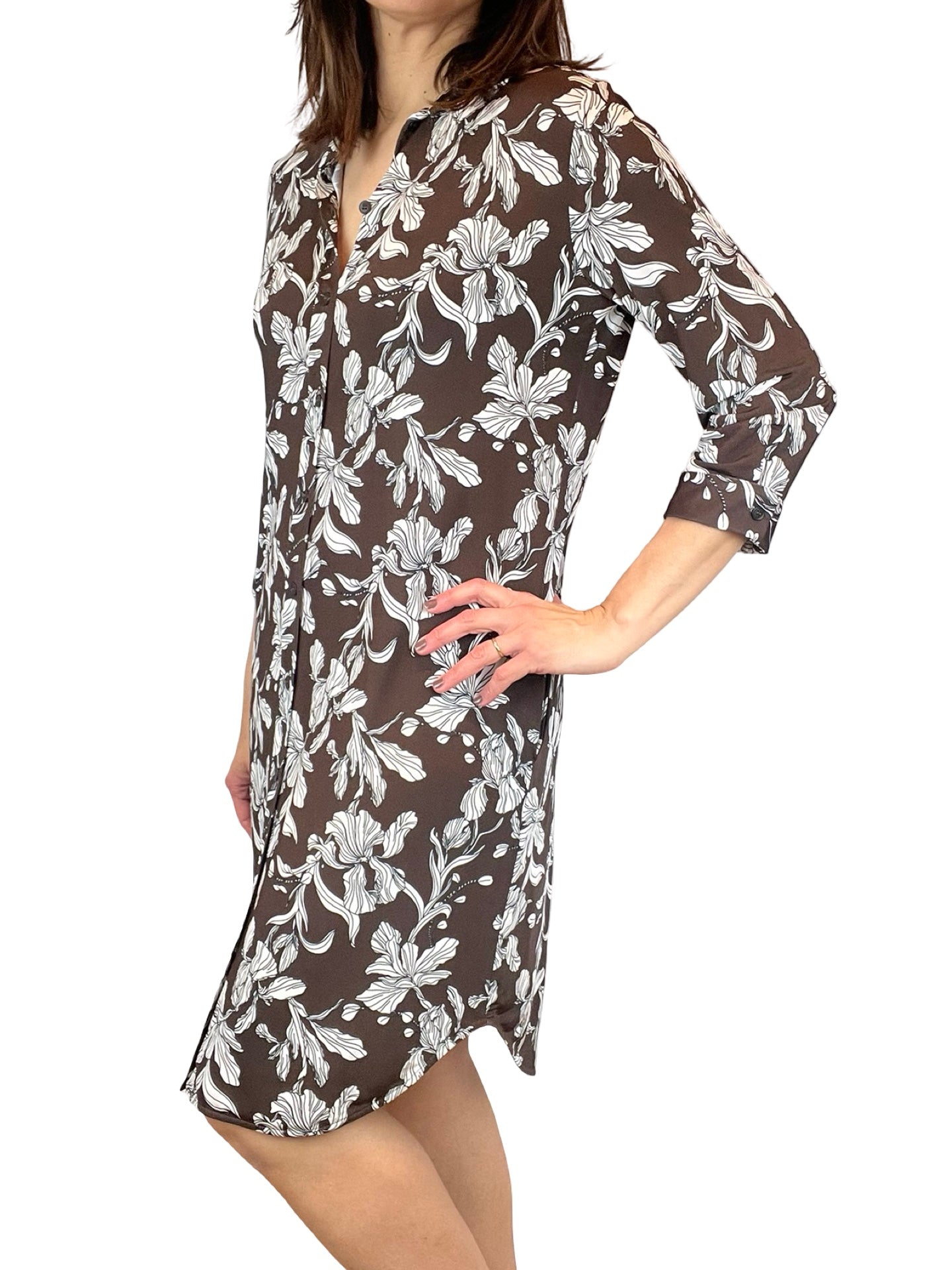 Rosso 35 Printed Shirt Dress