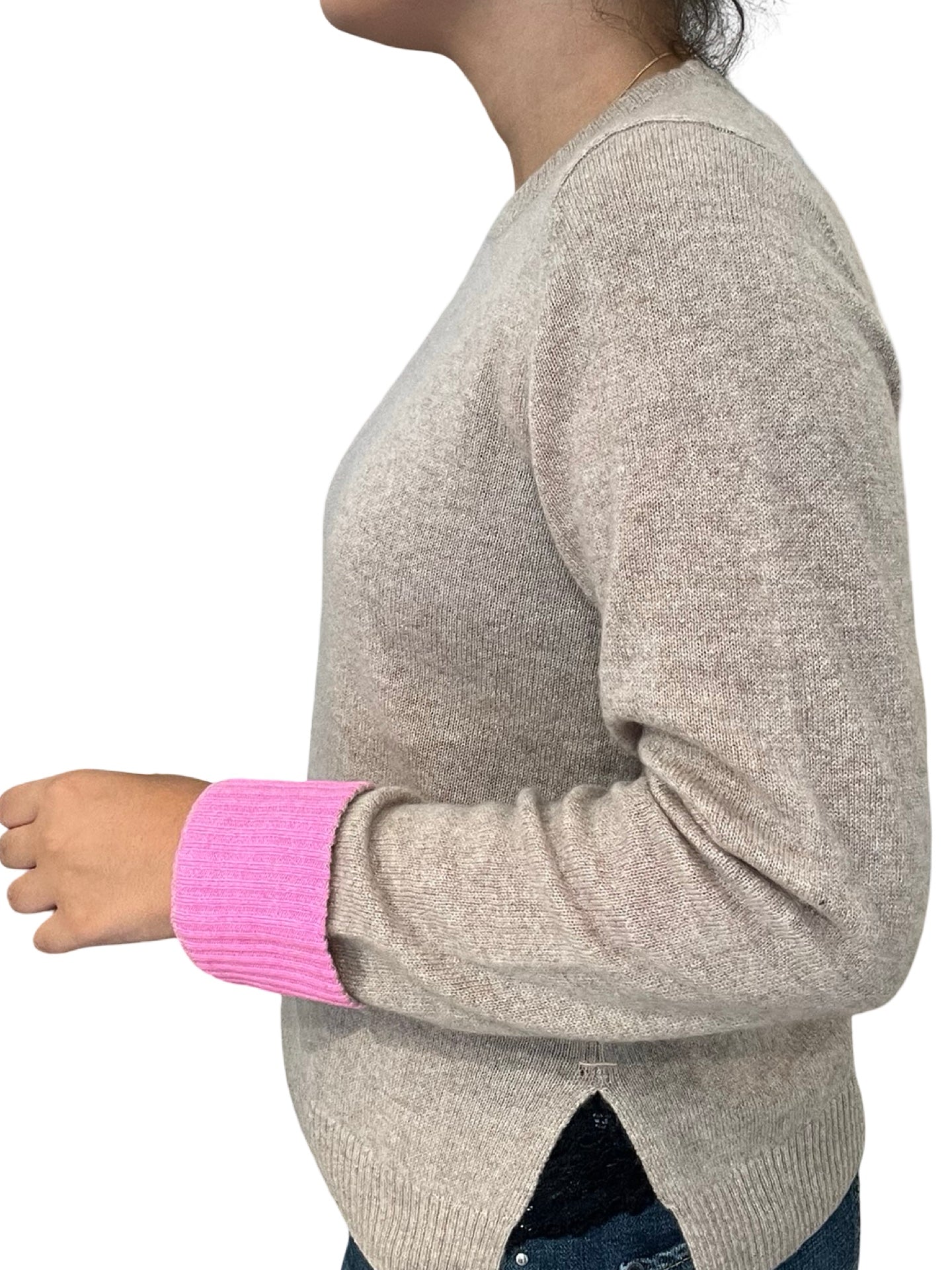 Absolut Cashmere Two-tone Cuffs Sweater