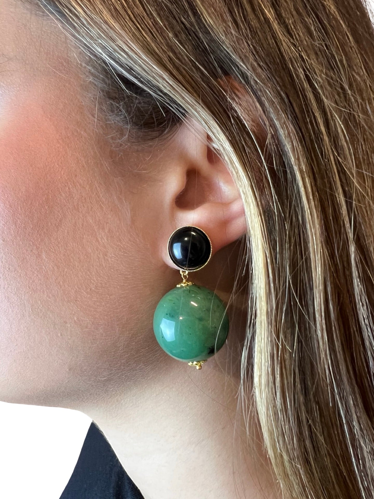 Pendientes Fabrizio Marcantelli Bola Verde