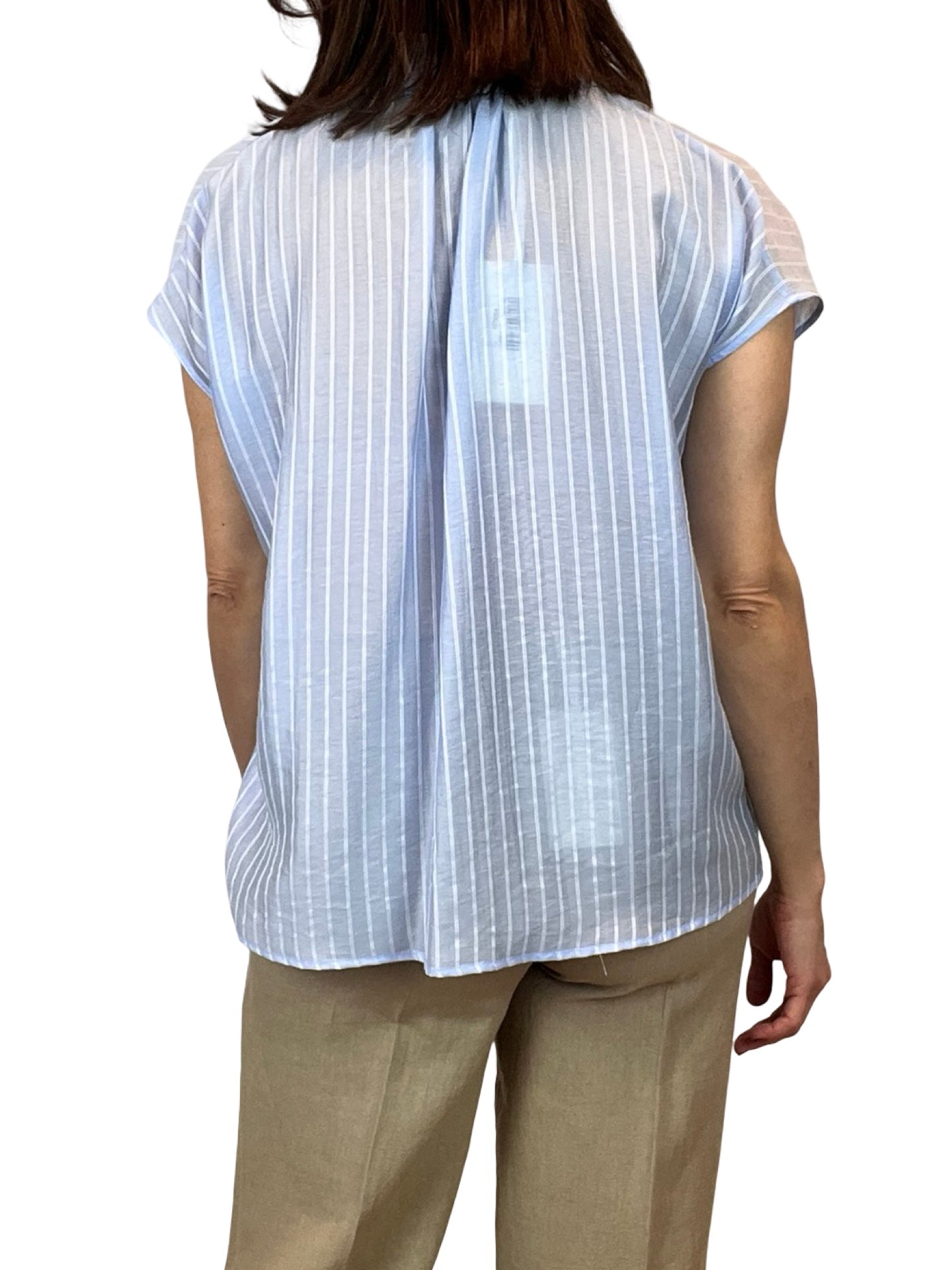 Adele Drop Sleeve Striped Shirt