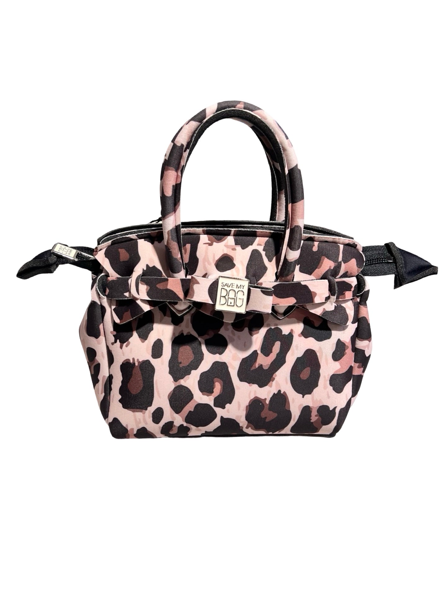 Salva la mia borsa Borsa Miss Mignon in lycra leopardata