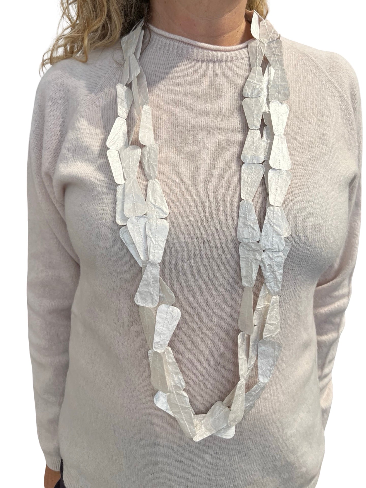 Collar Ana Hagopian Trap Metalic Pearl