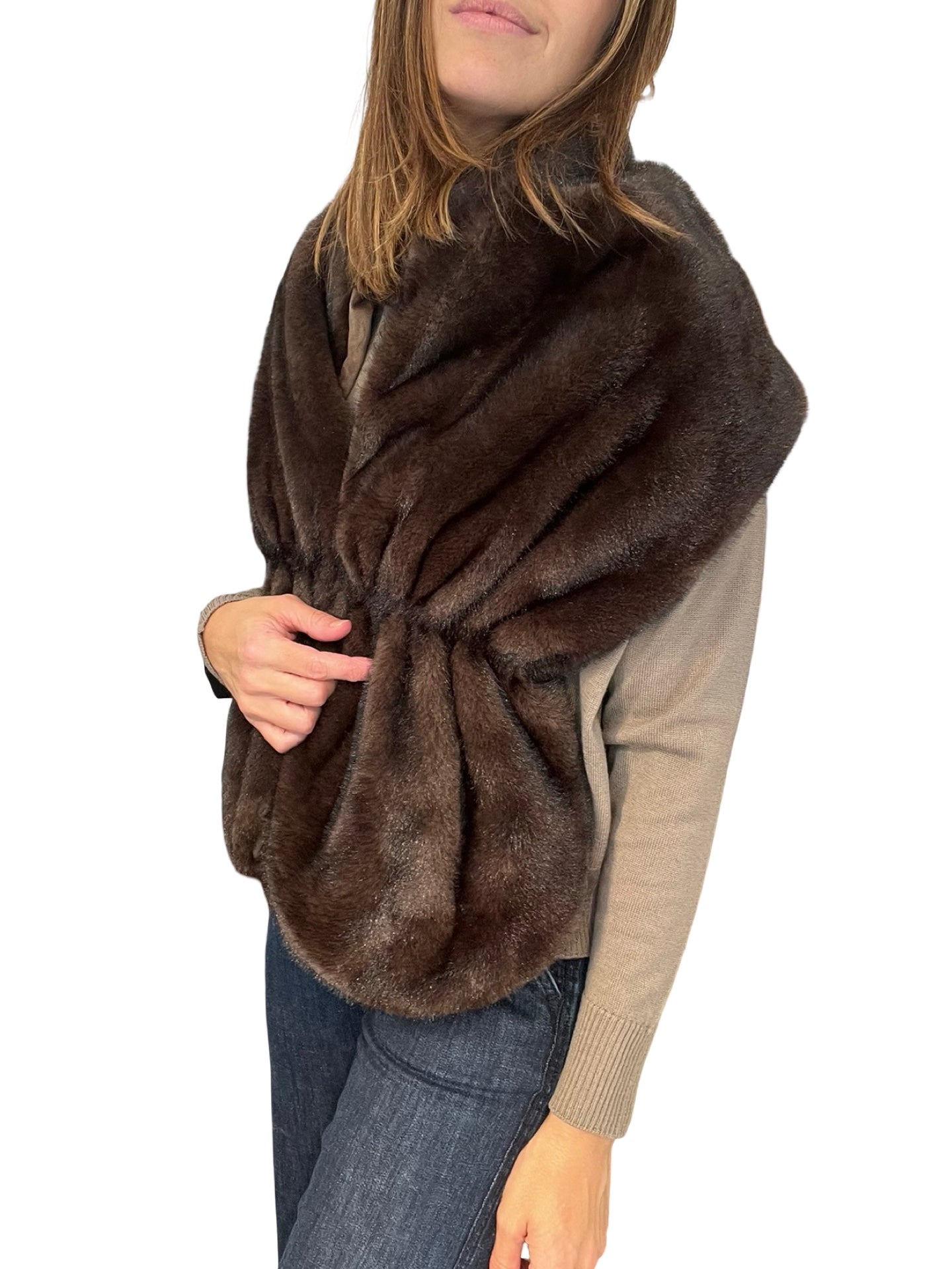 Cuello Beta Corradi Ecologico Mink Marron