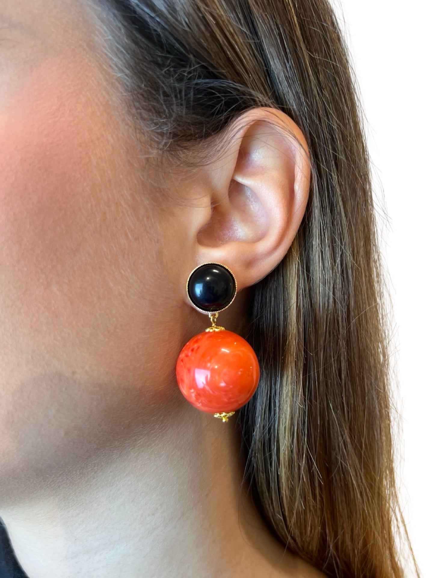 Pendientes Fabrizio Marcantelli Bola Coral