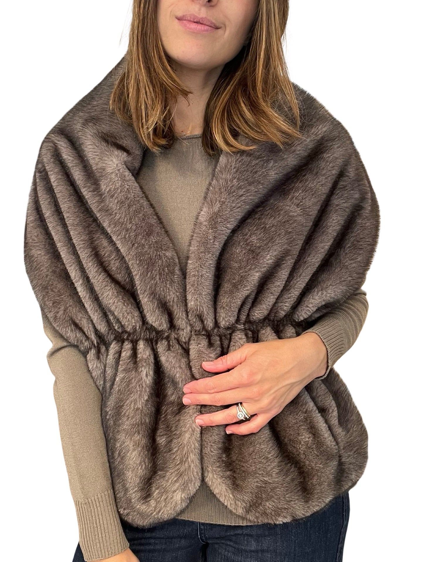 Cuello Beta Corradi Ecologico Mink Gris