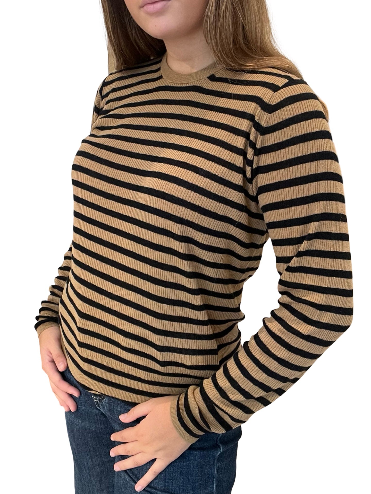 C.T Plage Striped Round Neck T-shirt