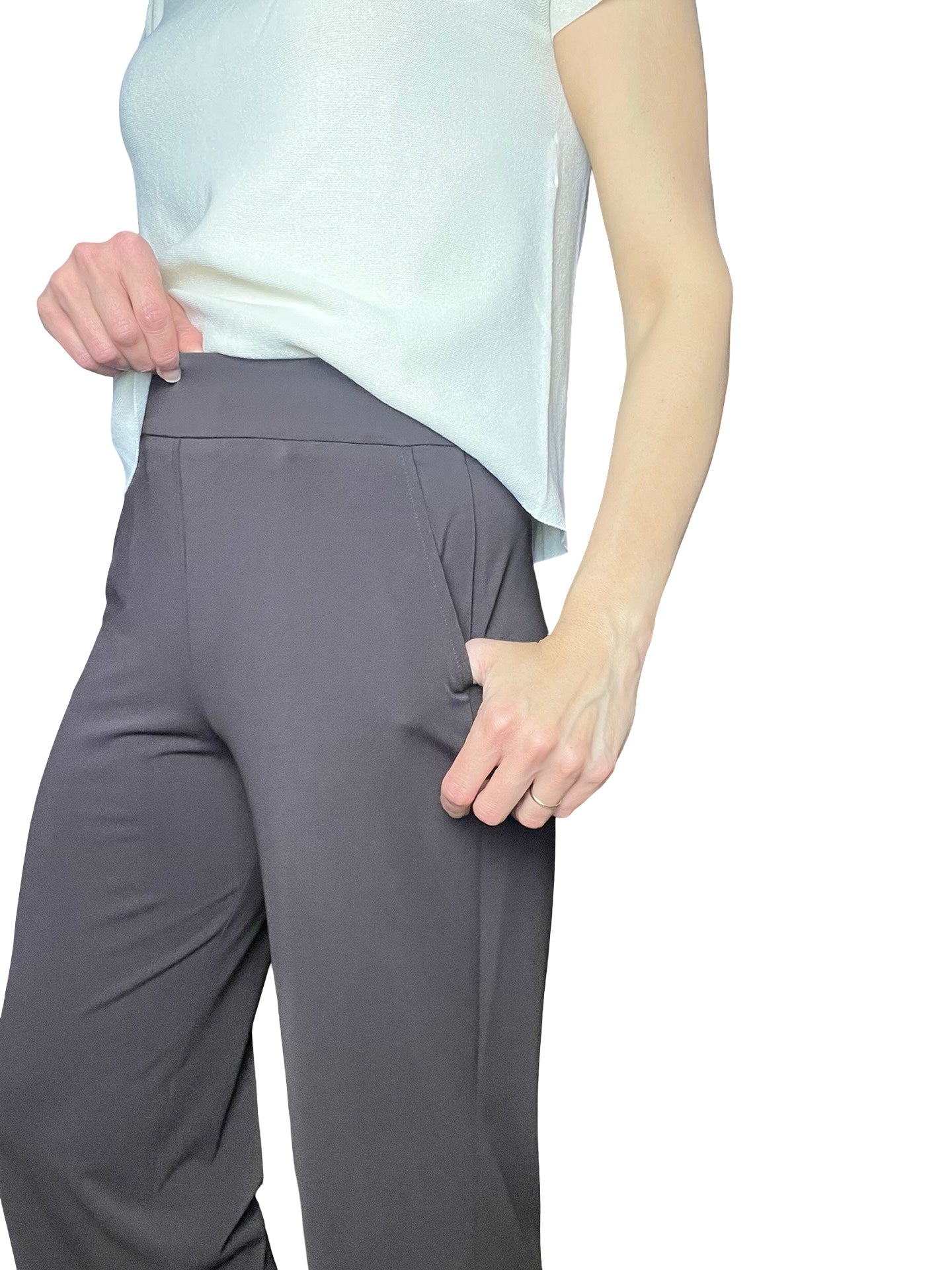 Pantalon droit en maille fine Agoefil