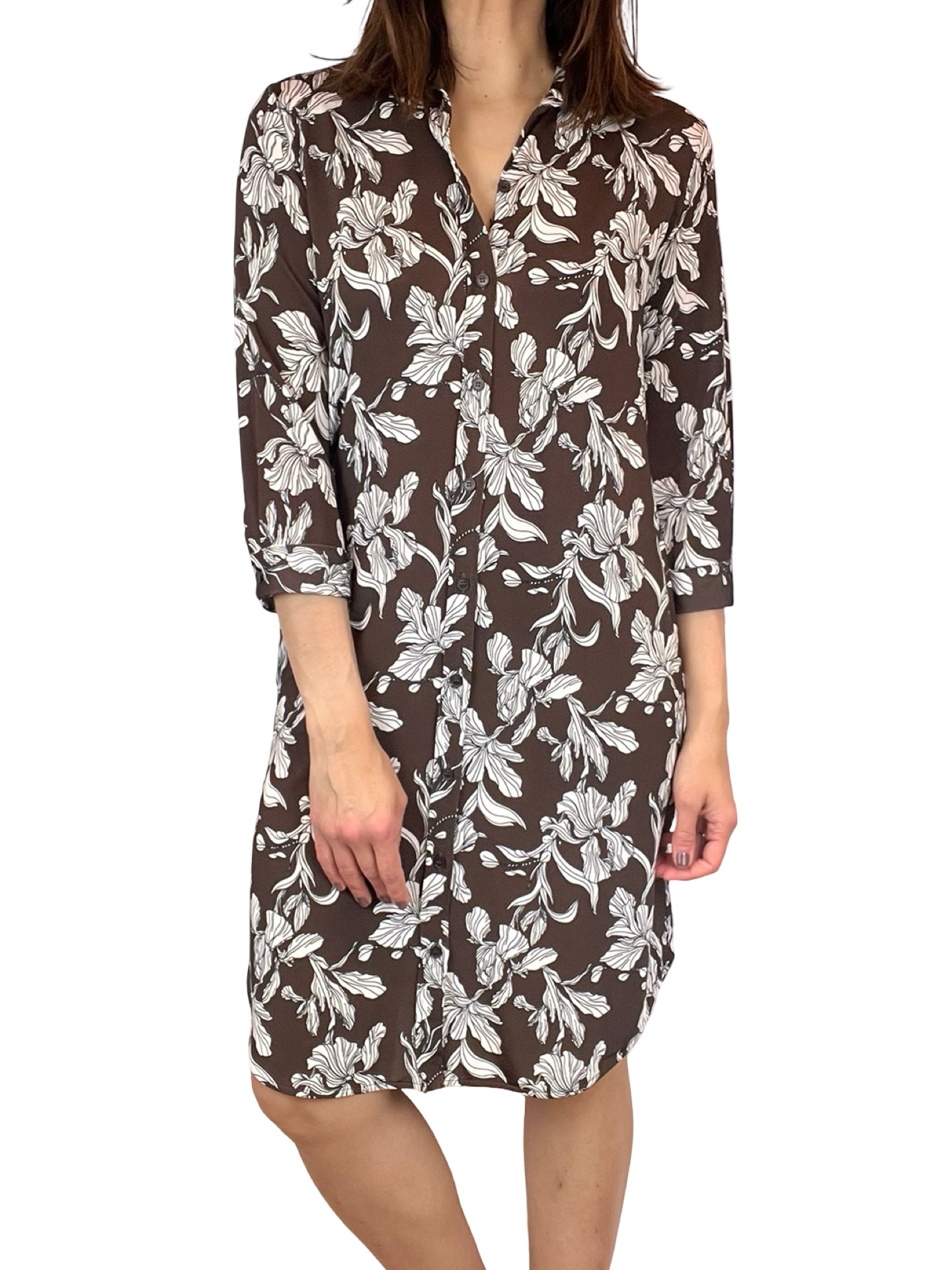 Rosso 35 Printed Shirt Dress