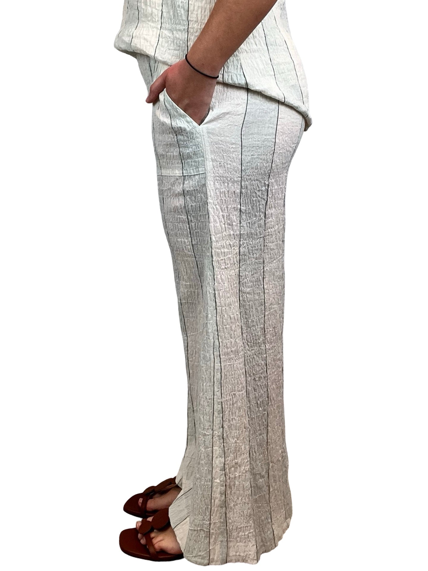 Pantalon large à rayures Agoefilo