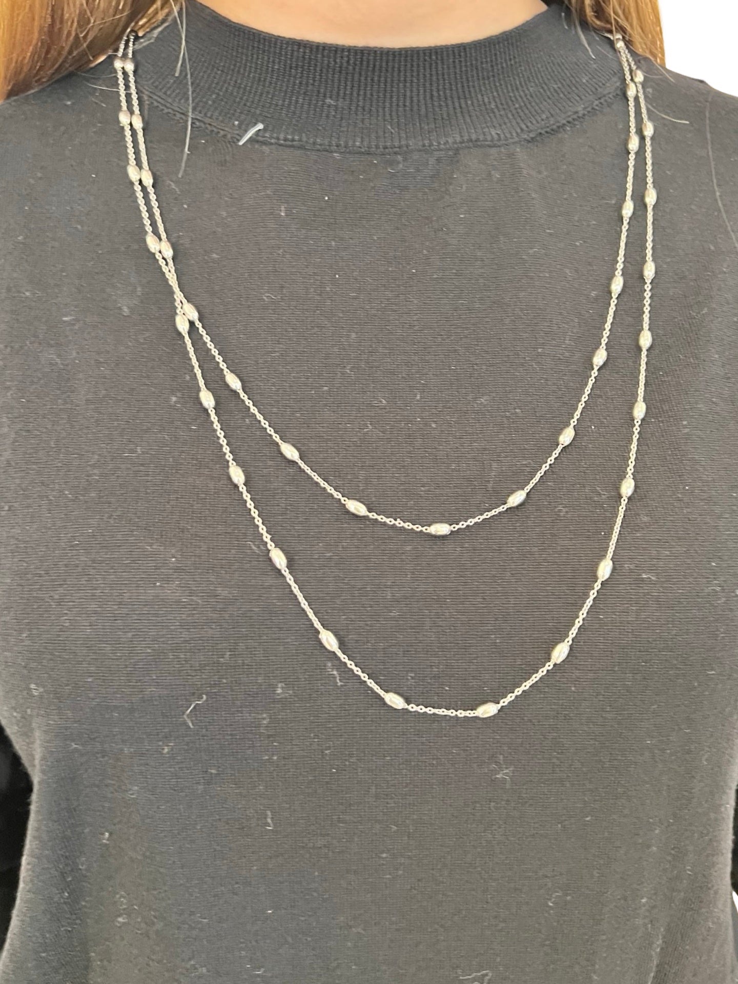 Collar Fabrizio Marcantelli Gotas Plata