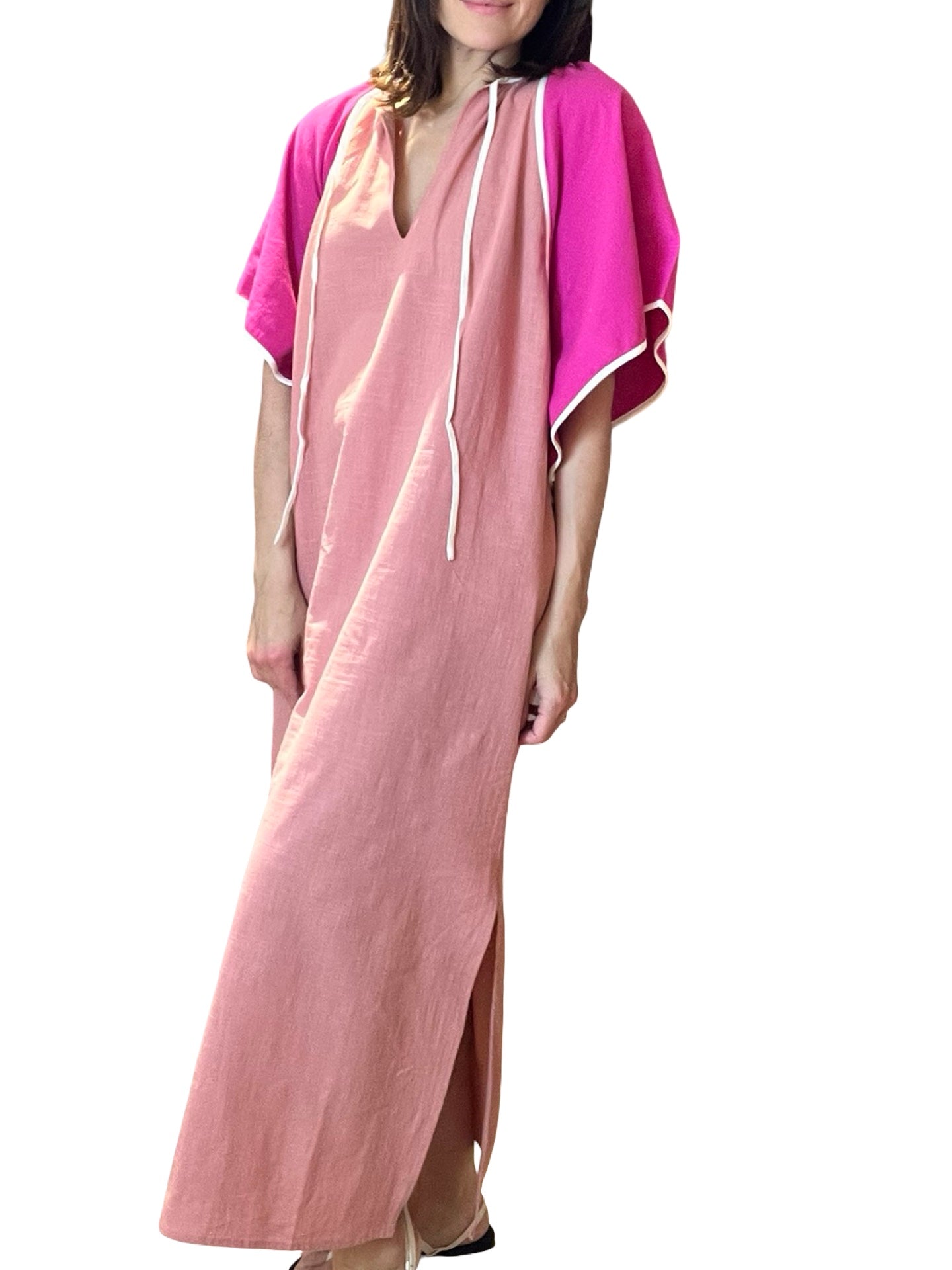 Vestido Mapoésie Lazo Bicolor