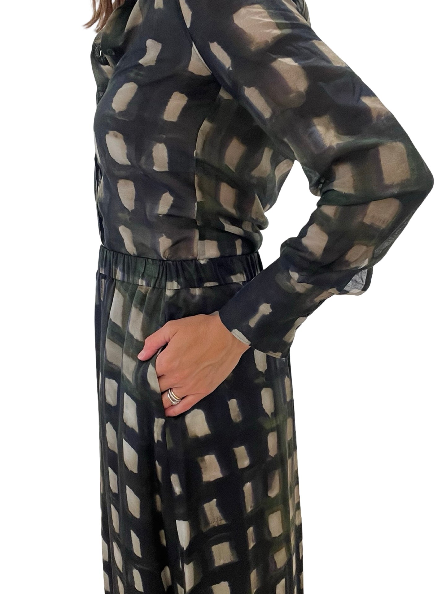 Diega Shirt Cilva Rectangles Print