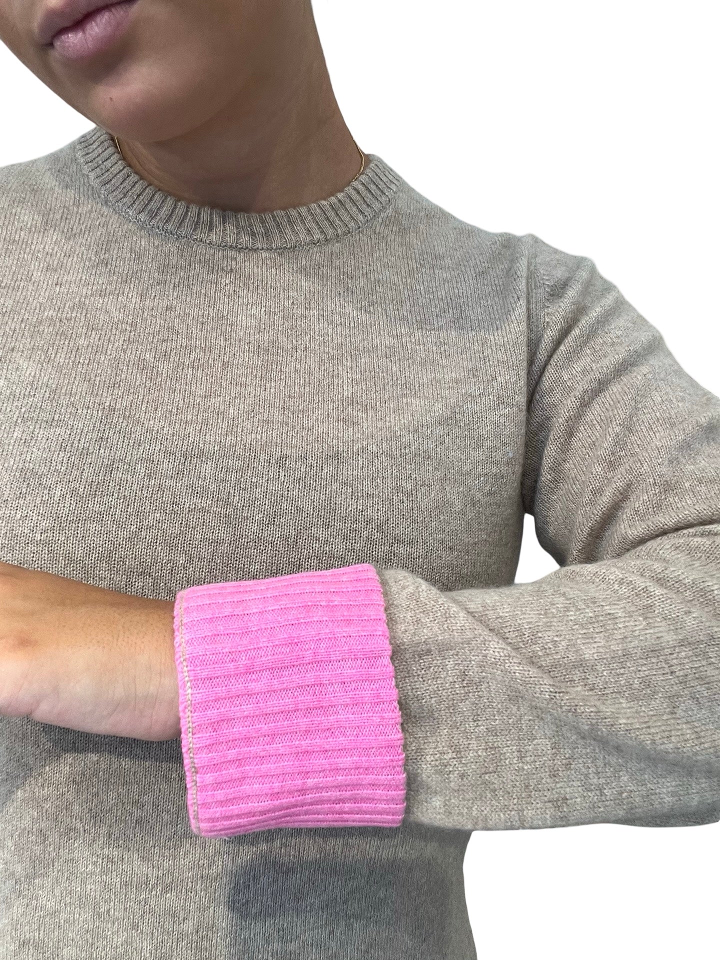 Absolut Cashmere Two-tone Cuffs Sweater