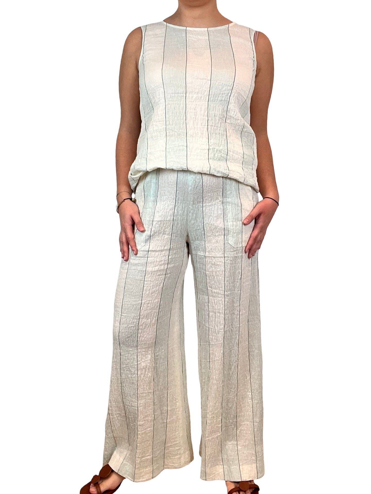 Agoefil Wide Striped Top