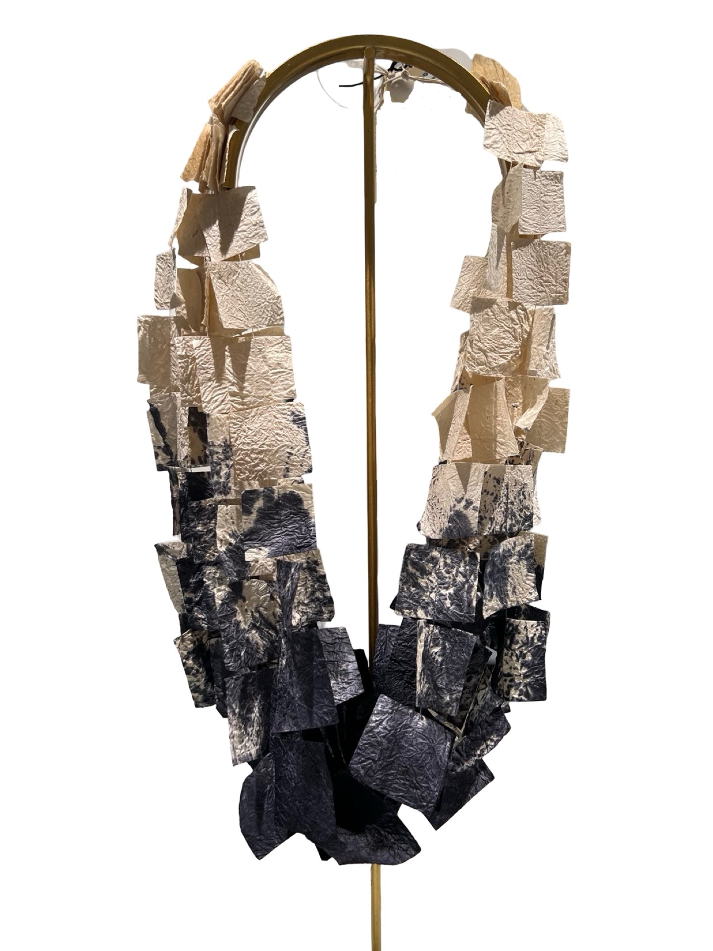 C Ecru and Navy Blue