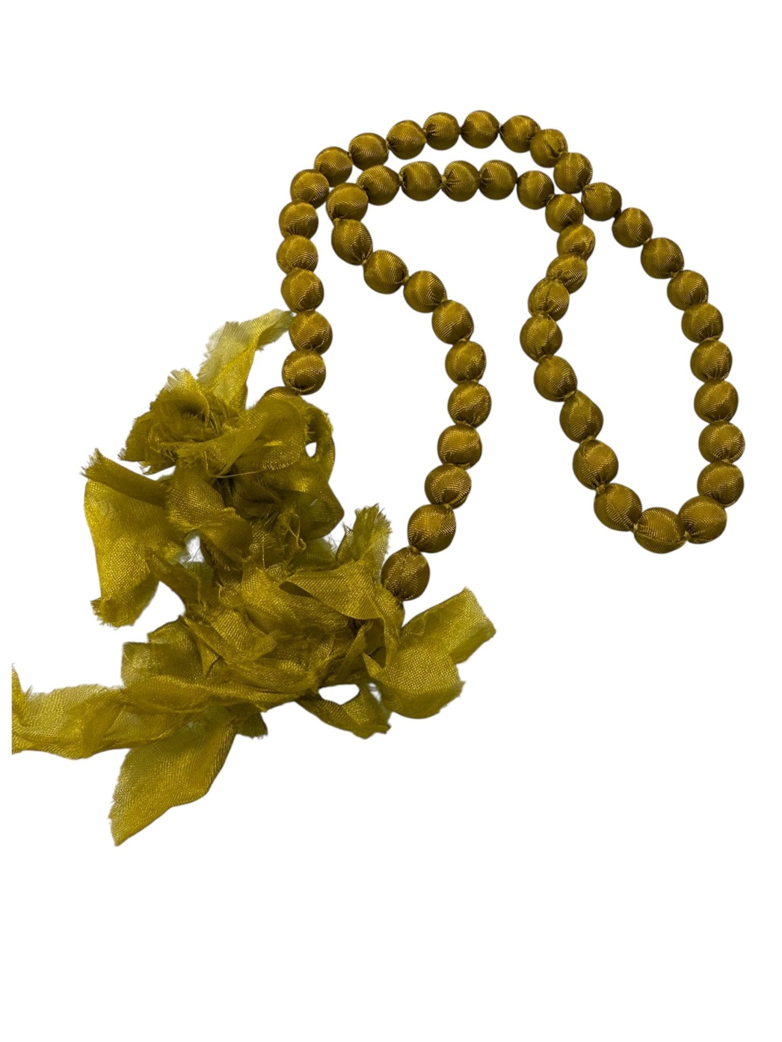 Collier Il Baco Da Seta Boules de soie doan Green Flowerus