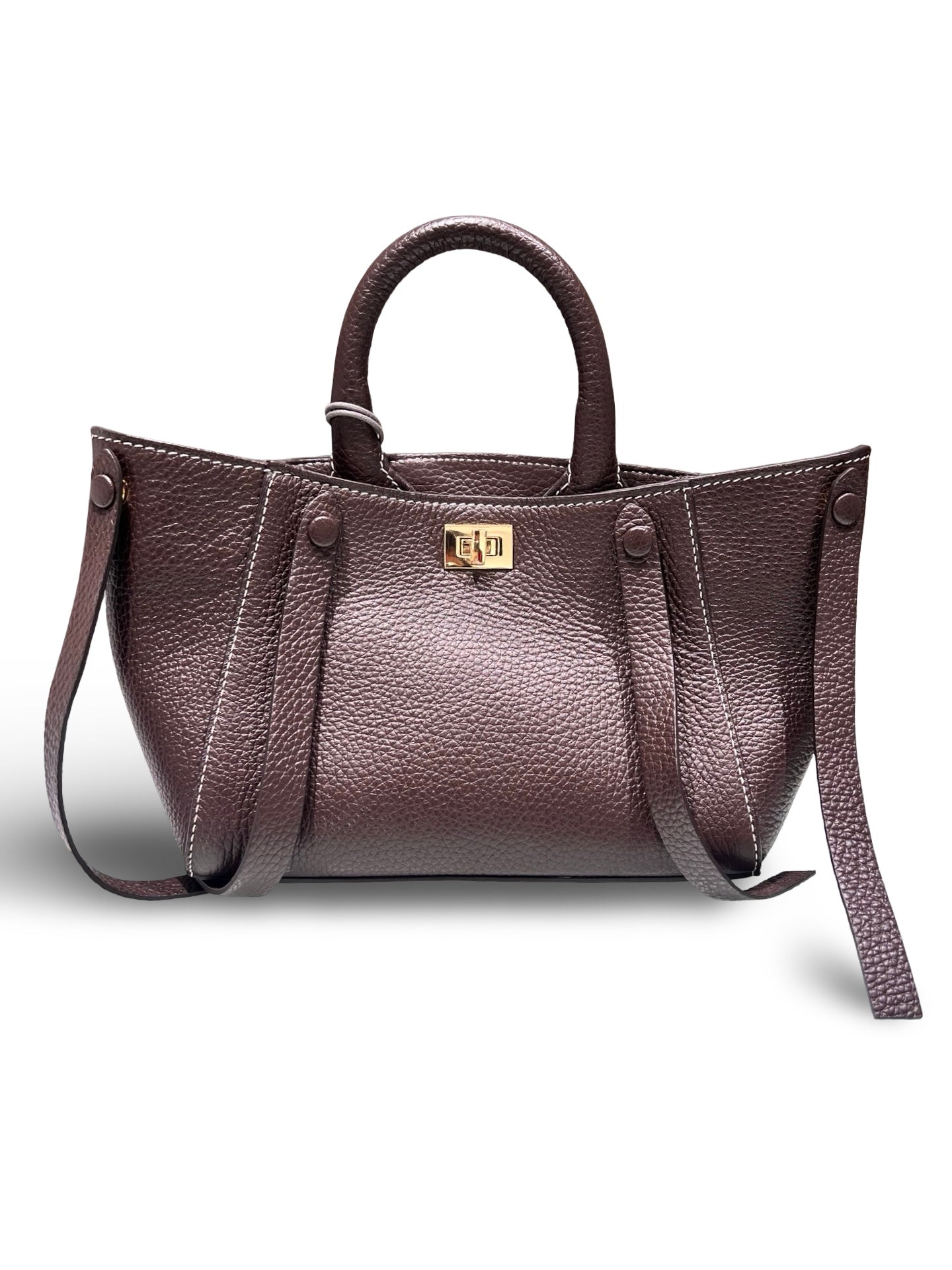 Bolso Lorena Antoniazzi Mini Capazzo Marron