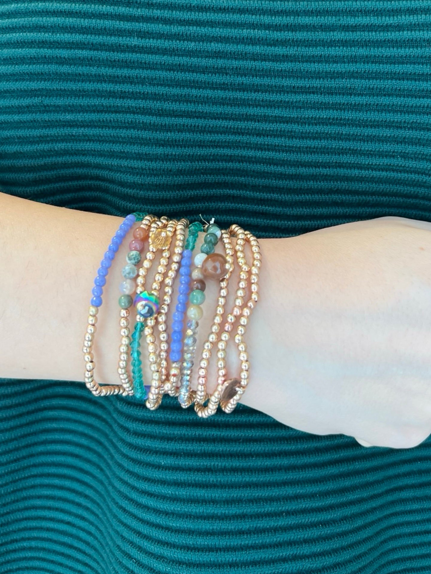 Bracelet Il Baco Da Seta Blue Balls Laps