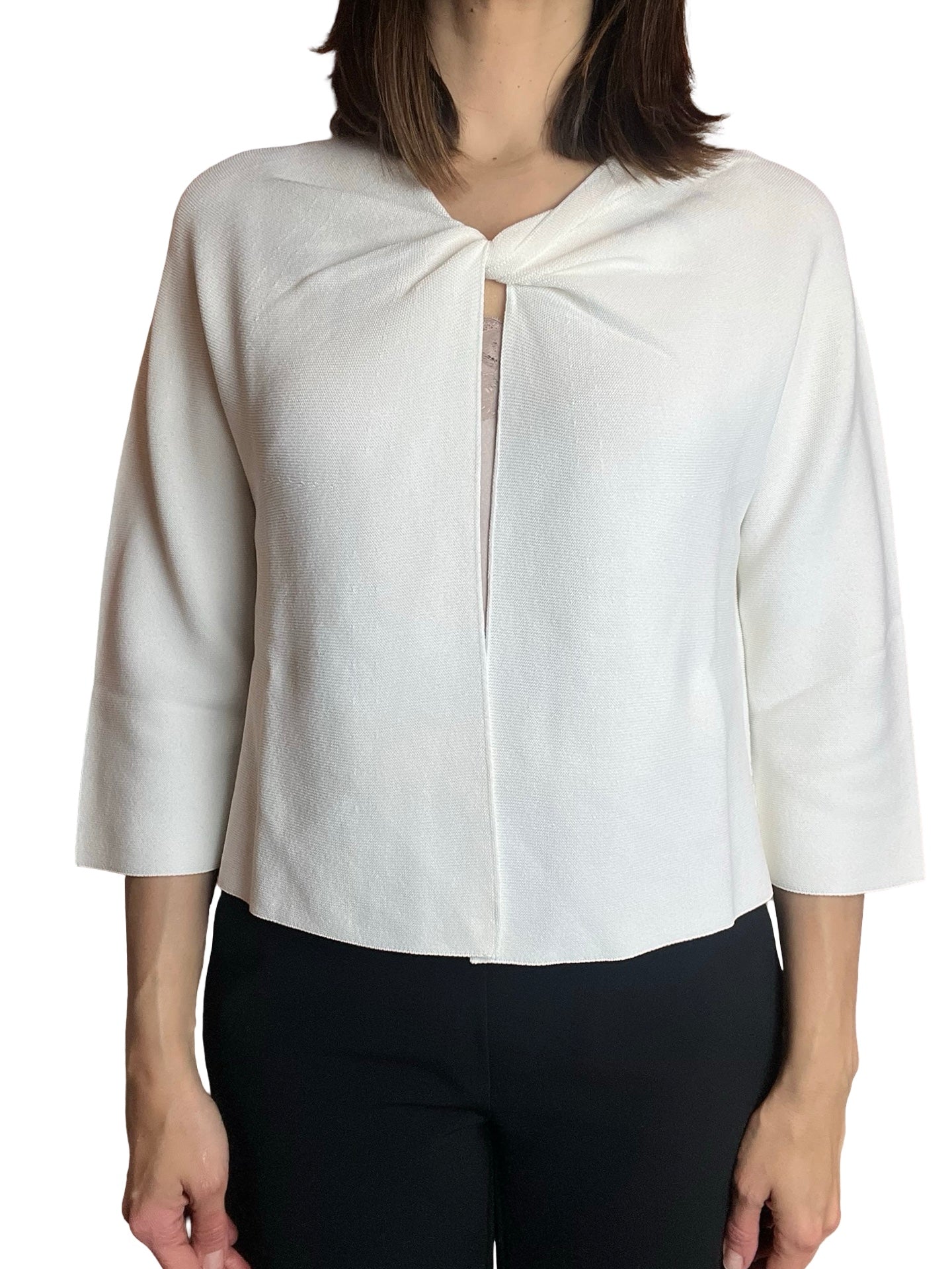 Lightweight Conti Knot Neck Sweater