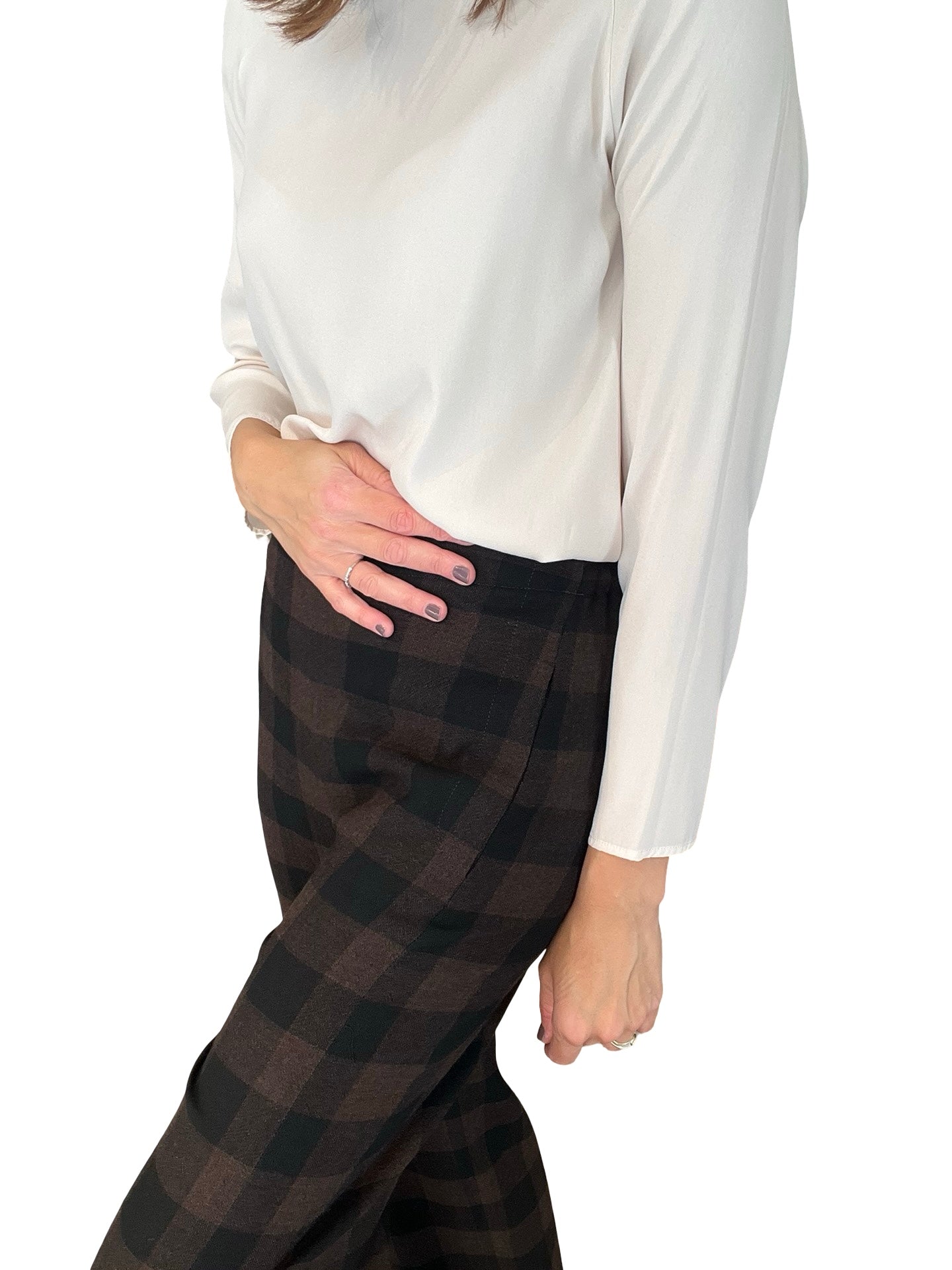 Pantalon Agoefilo Cuadros Ancho