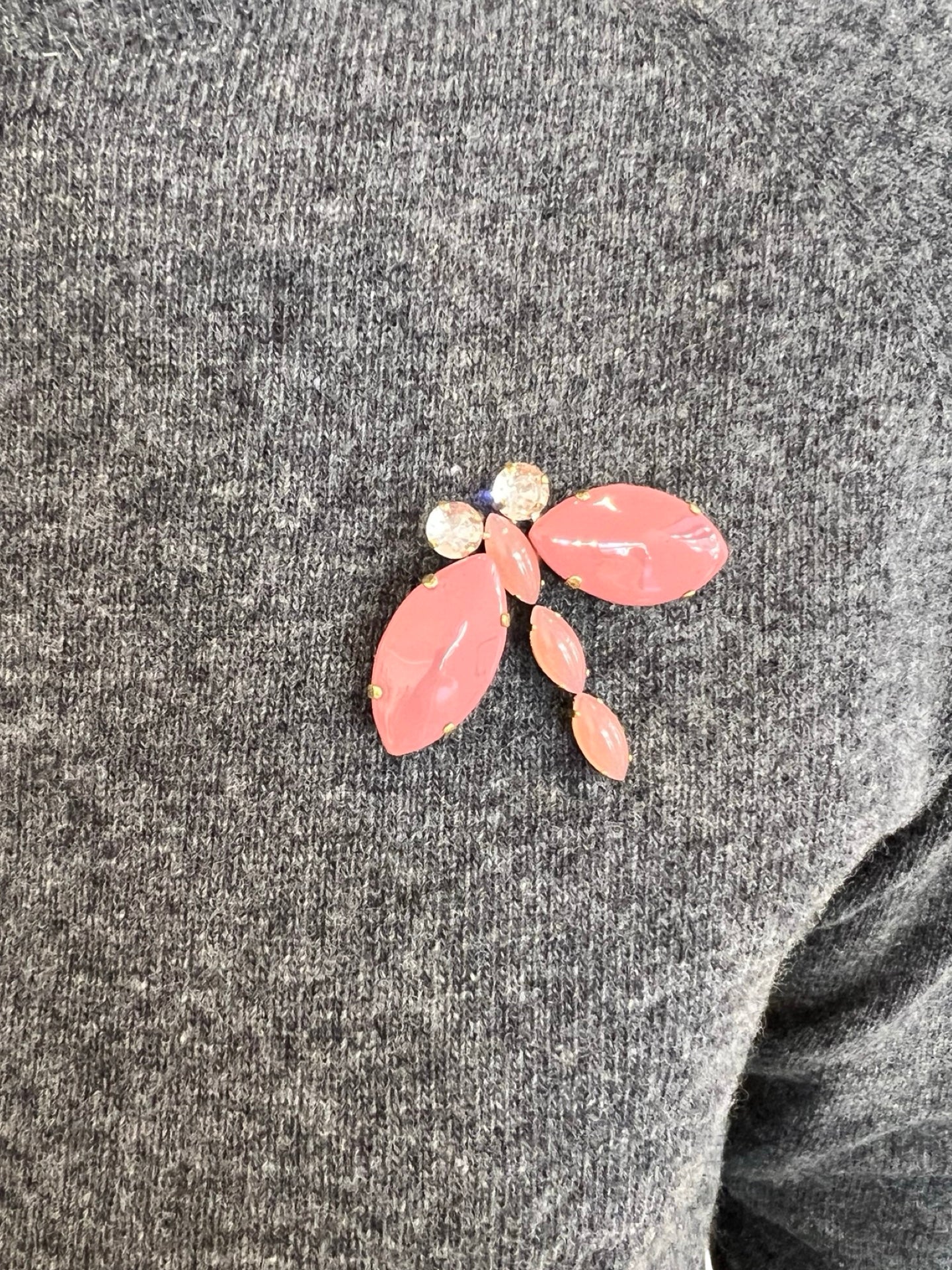 Broche Unique Libelula Rosa
