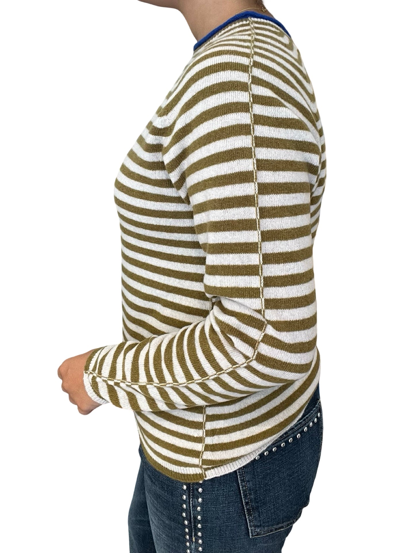 Jersey Floor Rayas Entallado