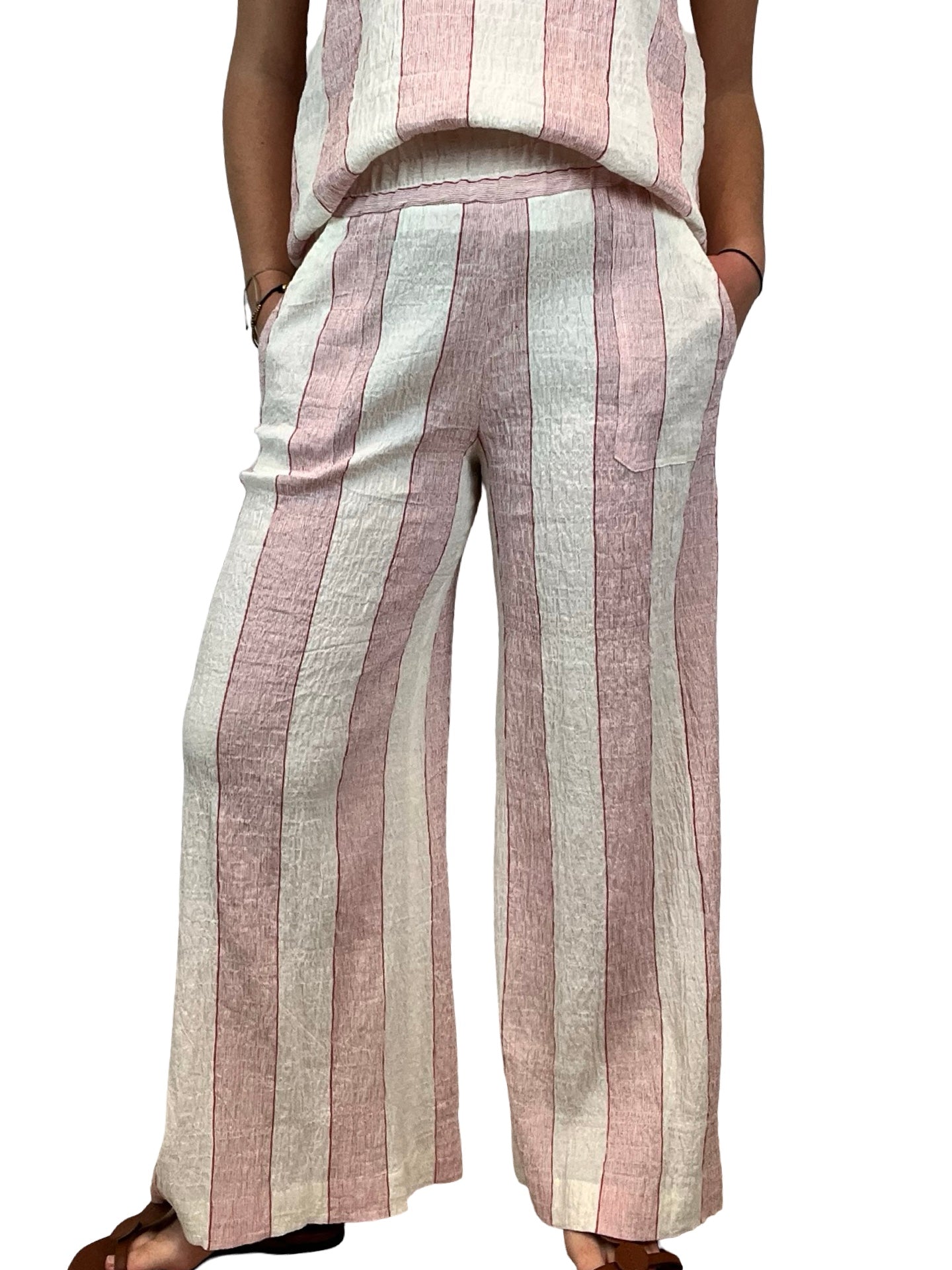 Pantalon large à rayures Agoefilo