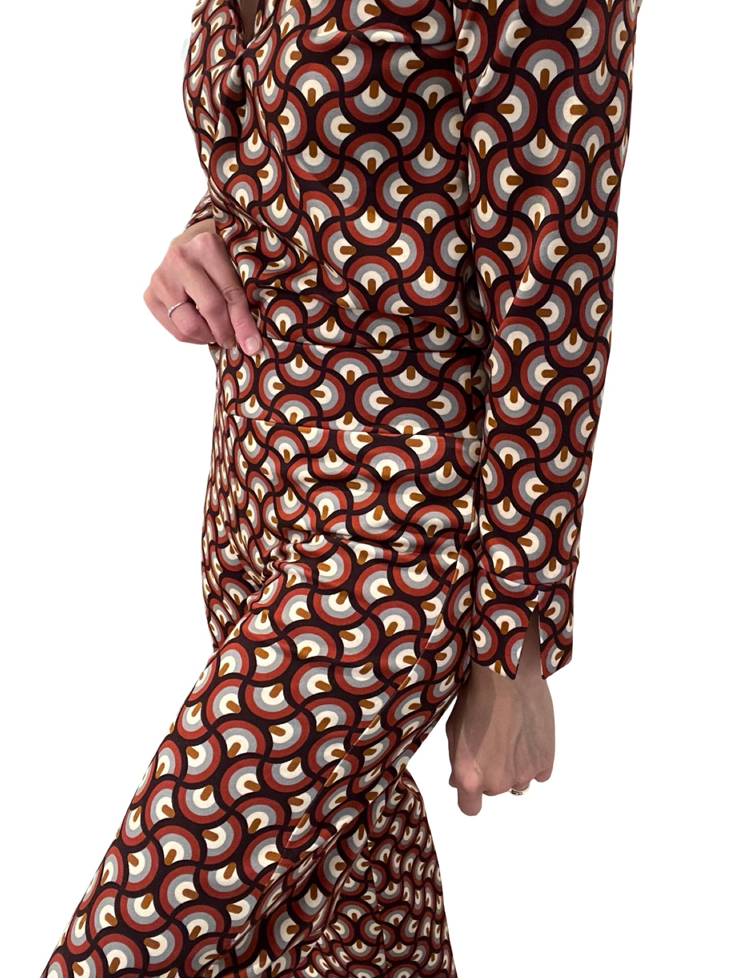 Monika Varga Geometric Knit Pants