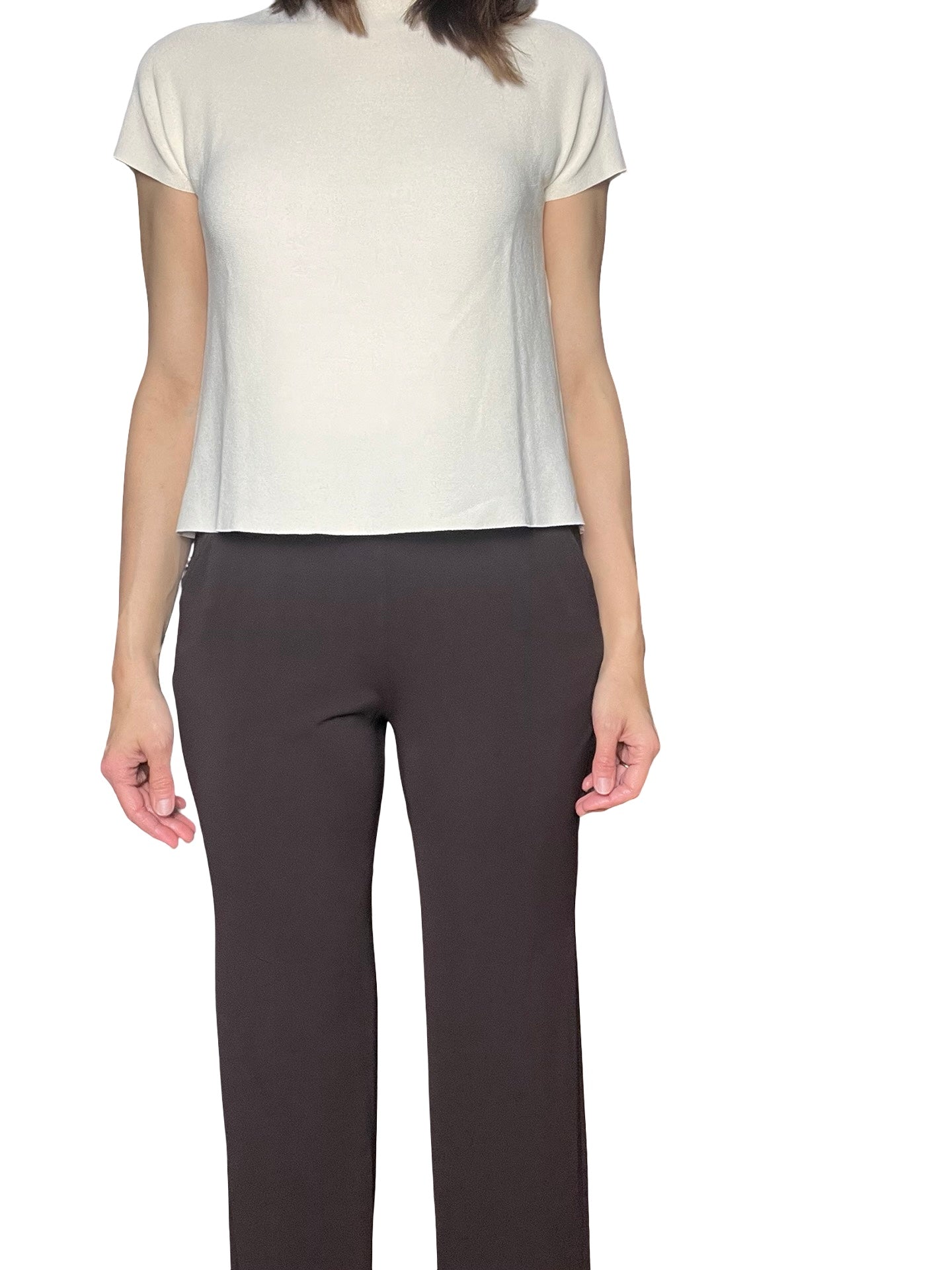 Agoefil Straight Fine Knit Pants