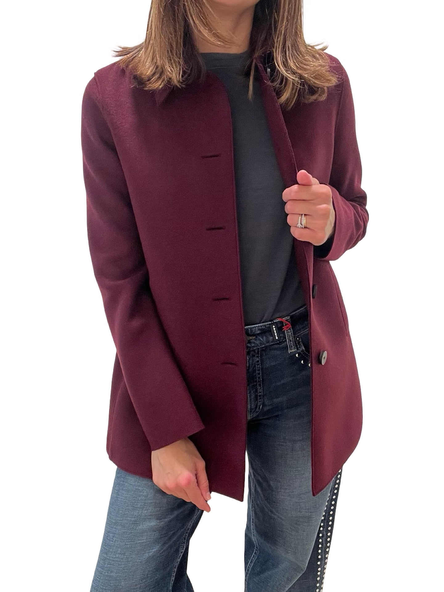 Blazer Harris Wharf London Cruzada Granate