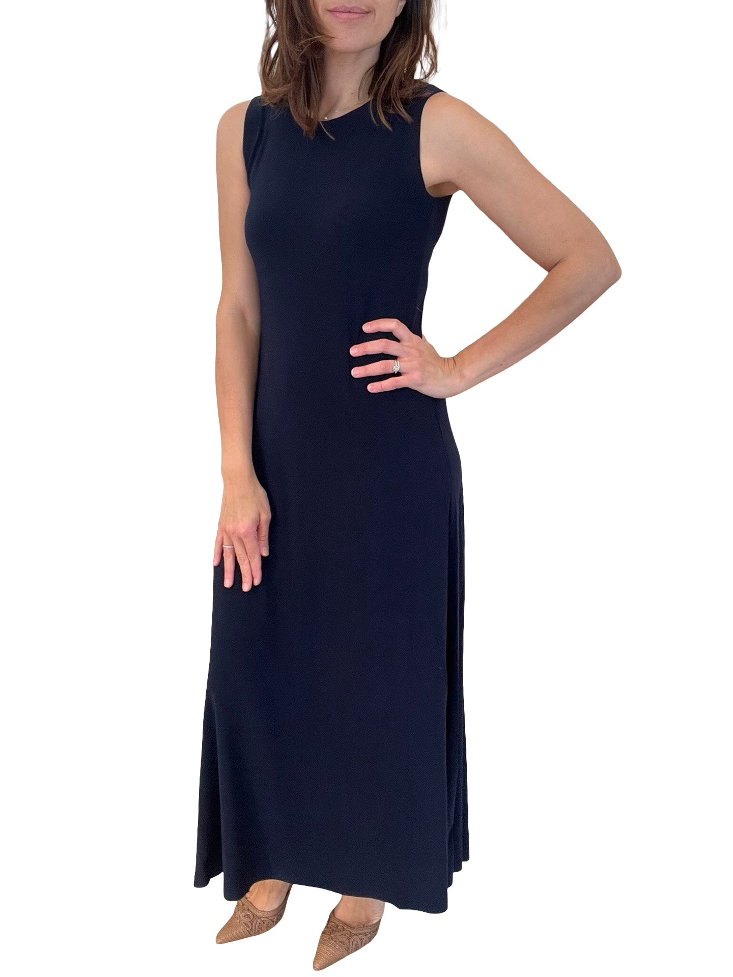 Vestido Norma Kamali Marino