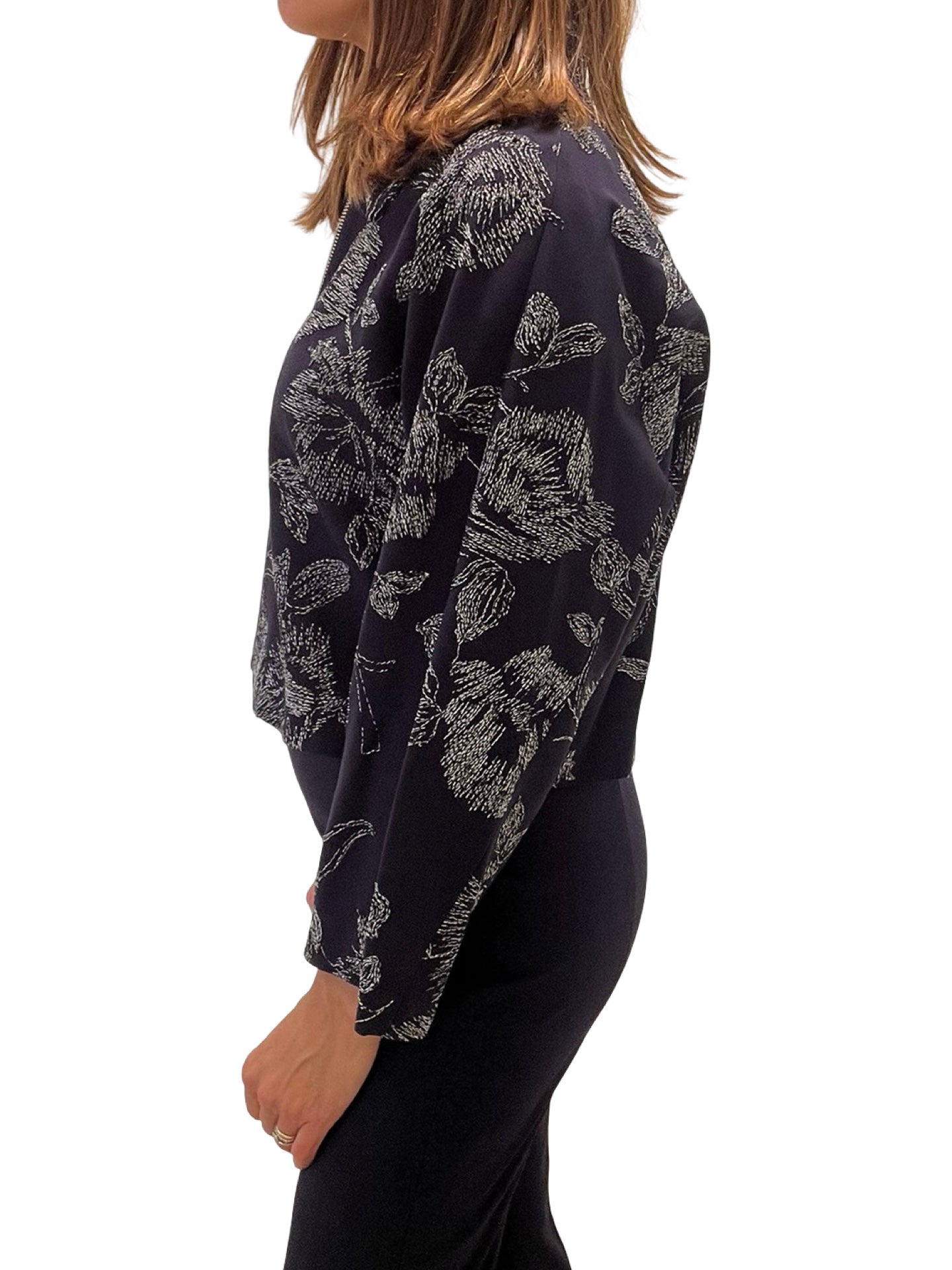 Chaqueta Liviana Conti Bordada Lurex