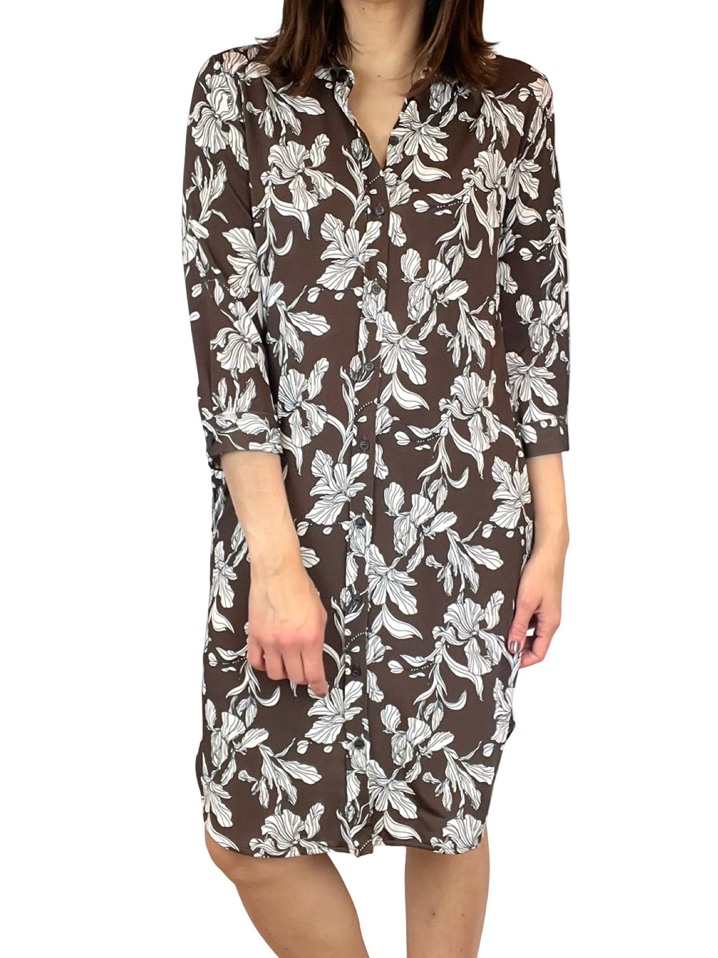 Rosso 35 Printed Shirt Dress