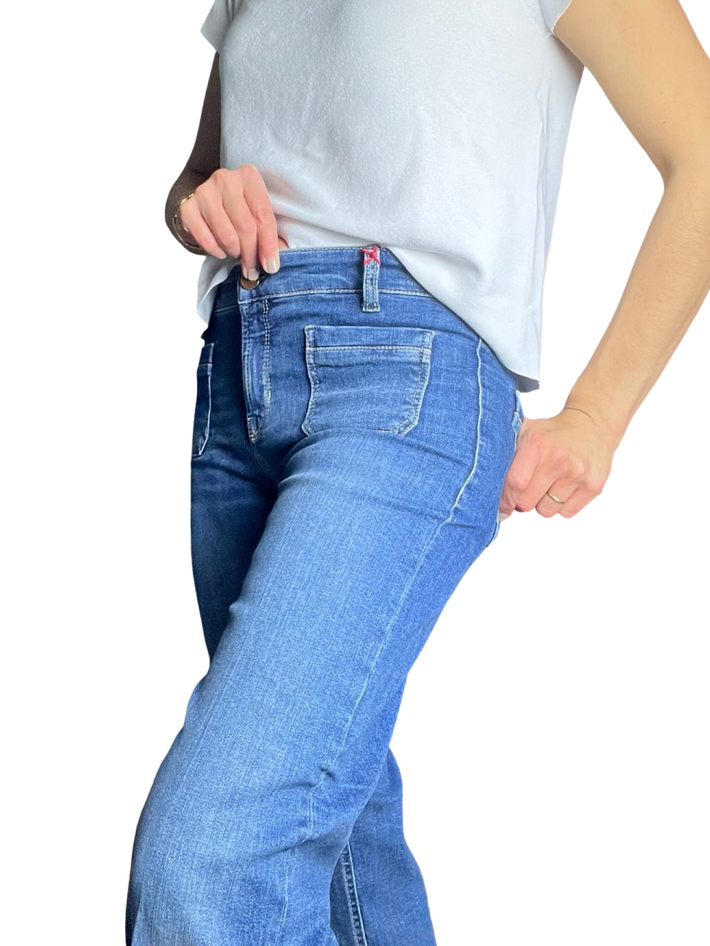 Cambio - Jean court à poche Tess