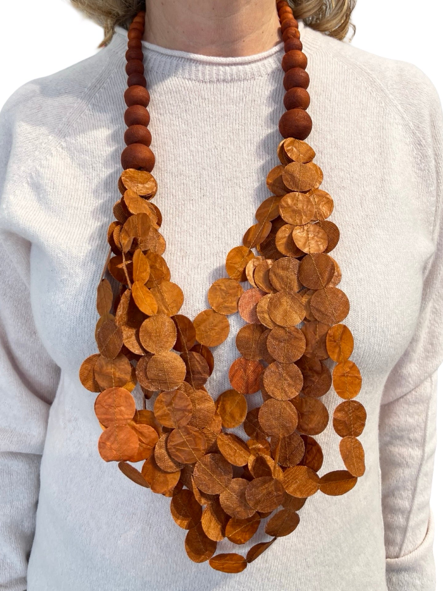 Collar Ana Hagopian Branch Camel