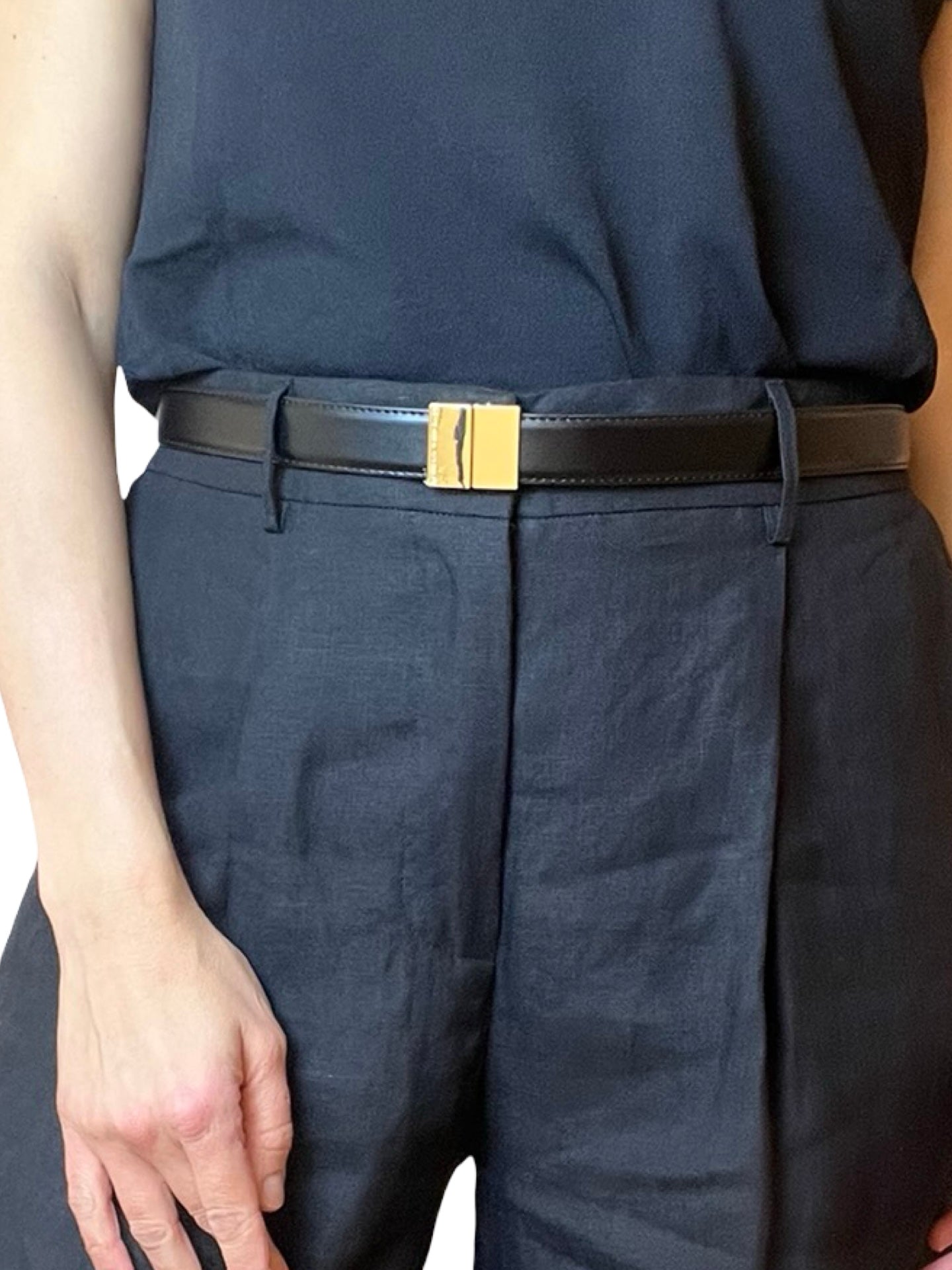 Cinturón Liviana Conti Hebilla Negro