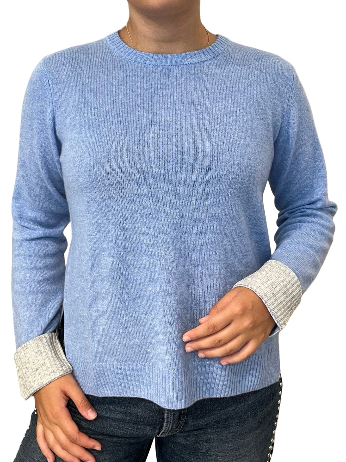 Absolut Cashmere Two-tone Cuffs Sweater
