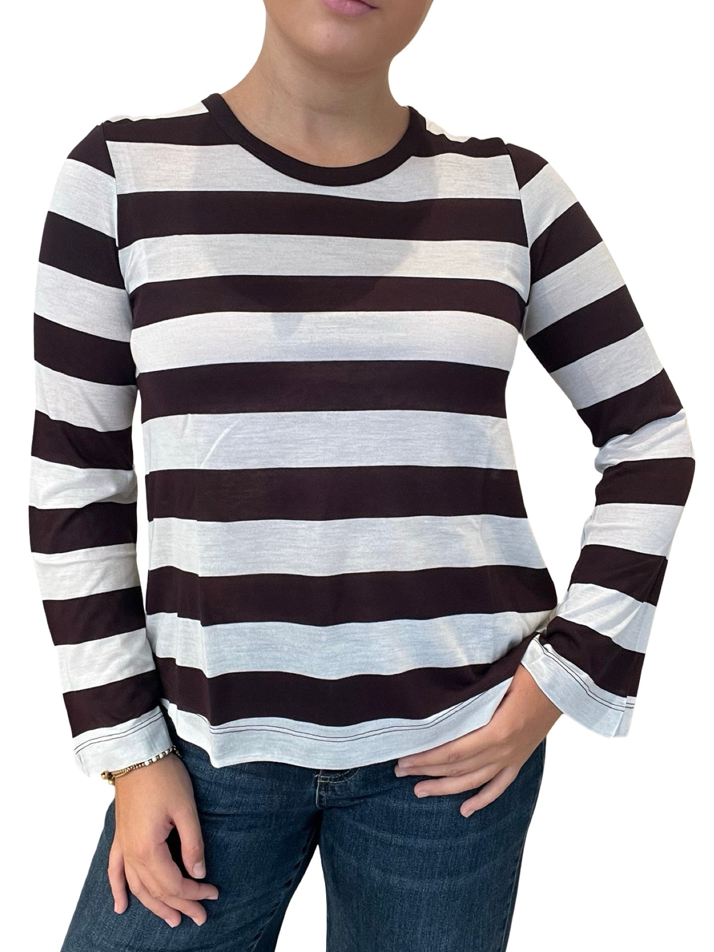 Majestic Filatures Wide Stripe T-shirt