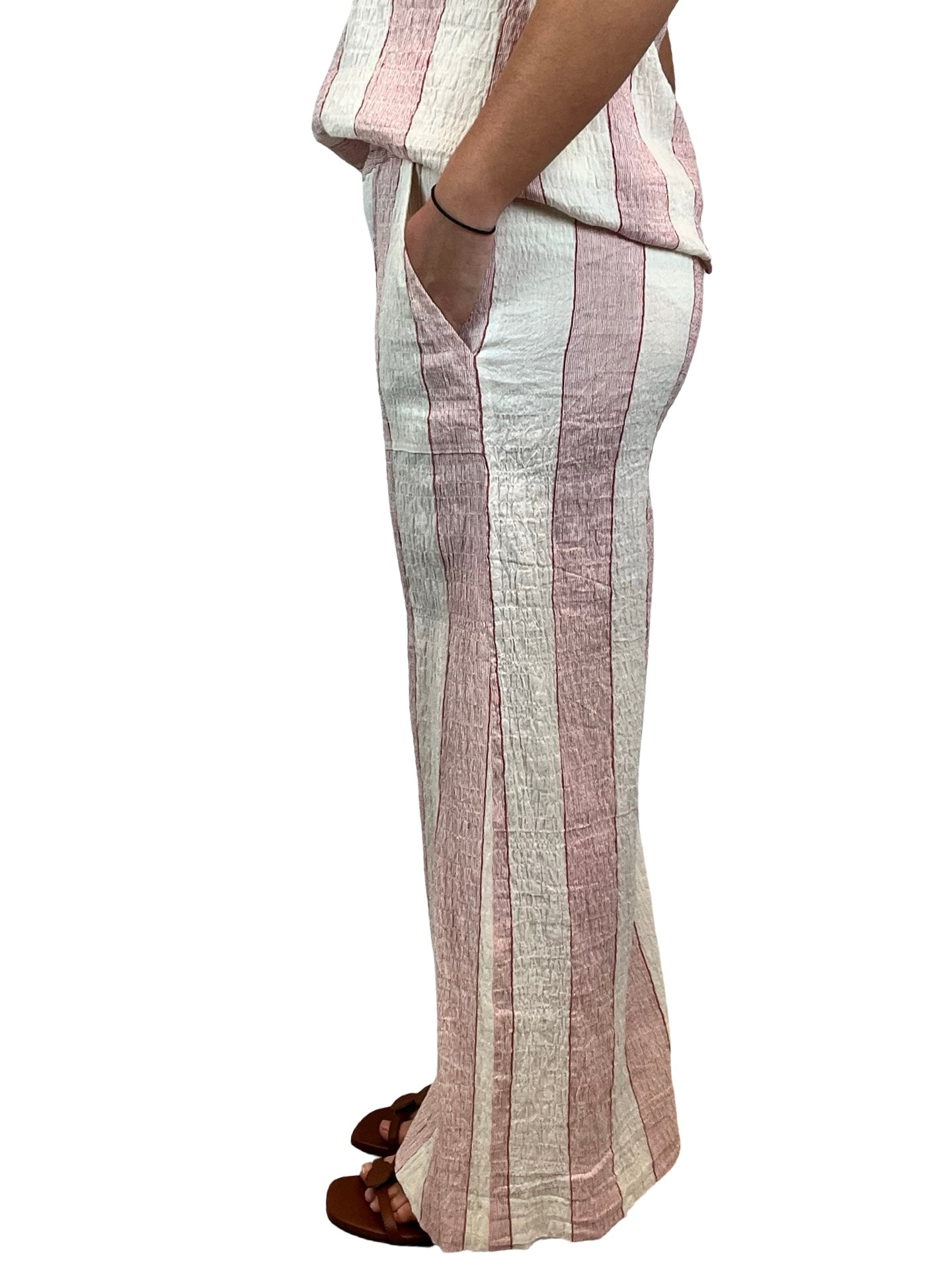 Pantalon large à rayures Agoefilo